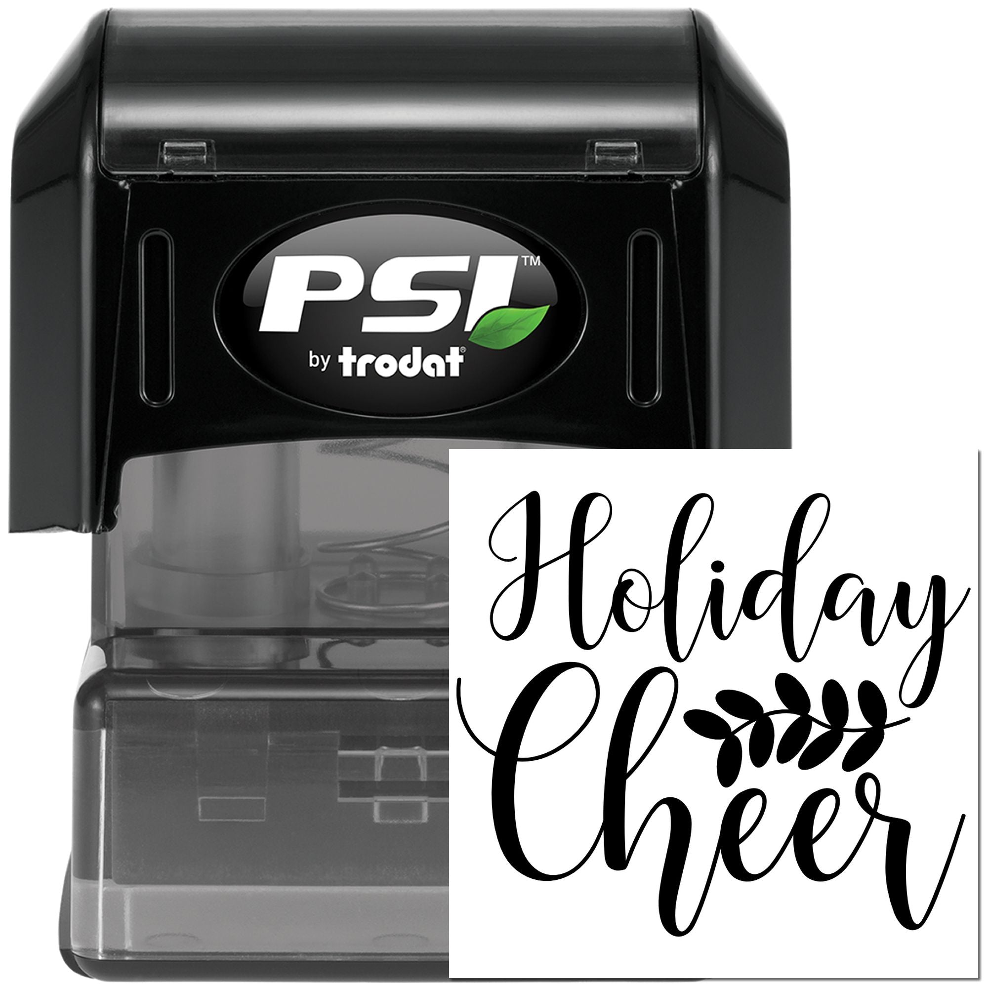 Pre-Inked Festive Holiday Cheer Craft Stamp