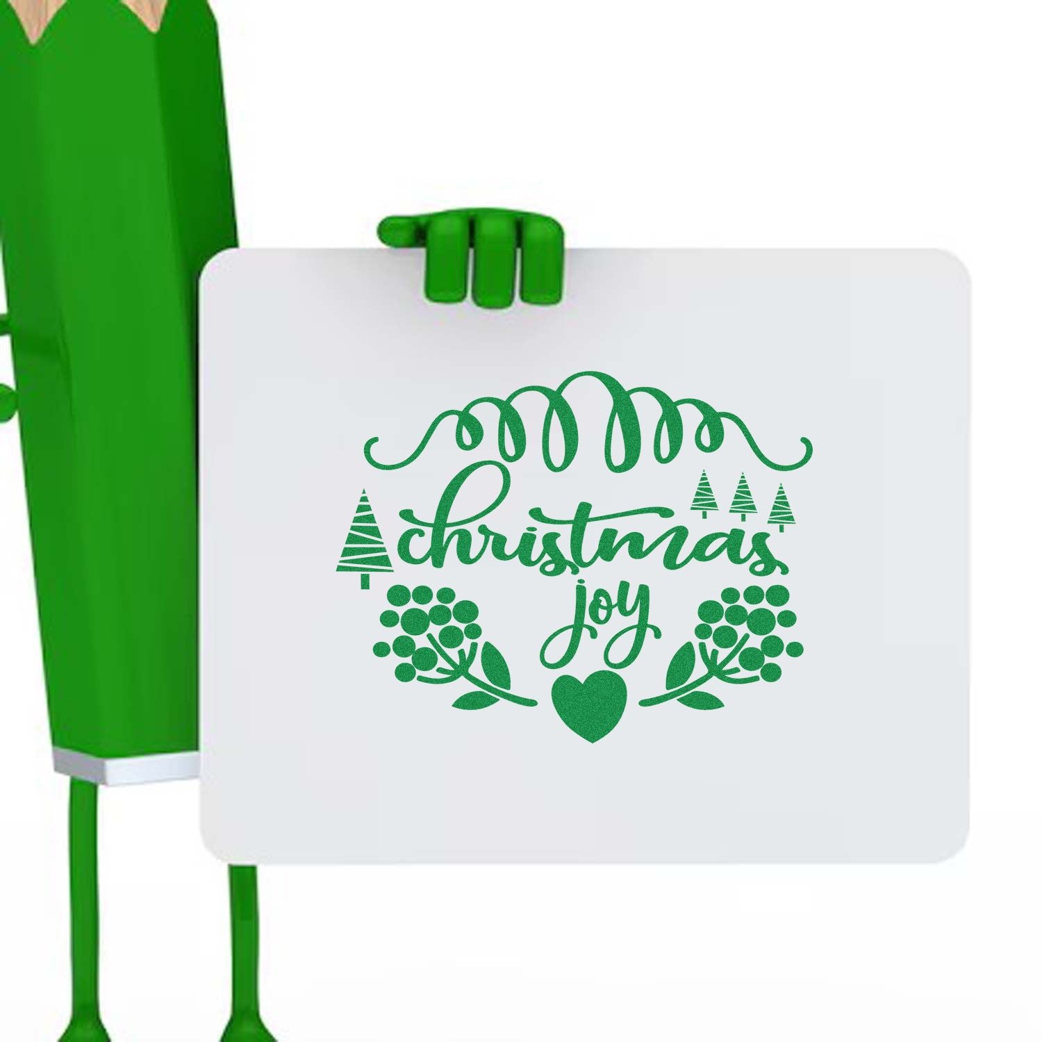 Self-Inking Christmas Joy Card Making Stamp