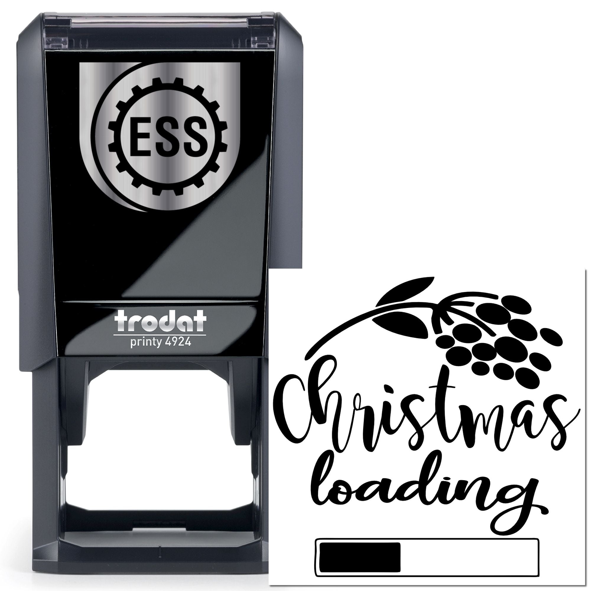 Self-Inking Christmas Loading Paper Craft Stamp