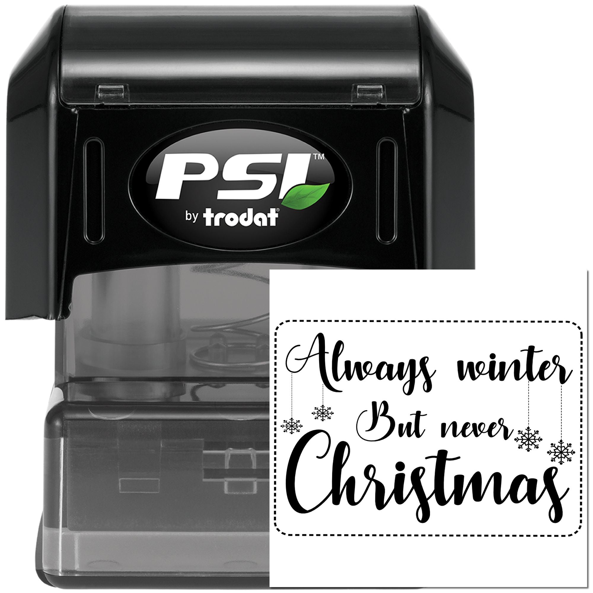 Pre-Inked Winter Without Christmas Handcraft Stamp