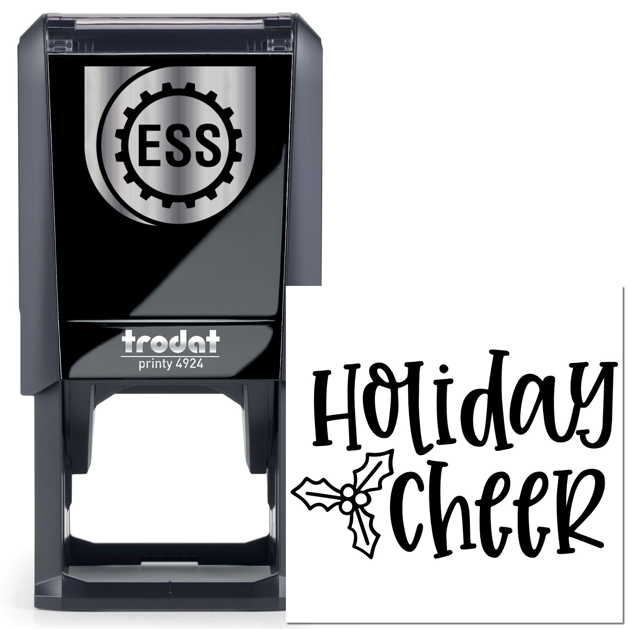 Self-Inking Holiday Cheer Greeting Card Stamp