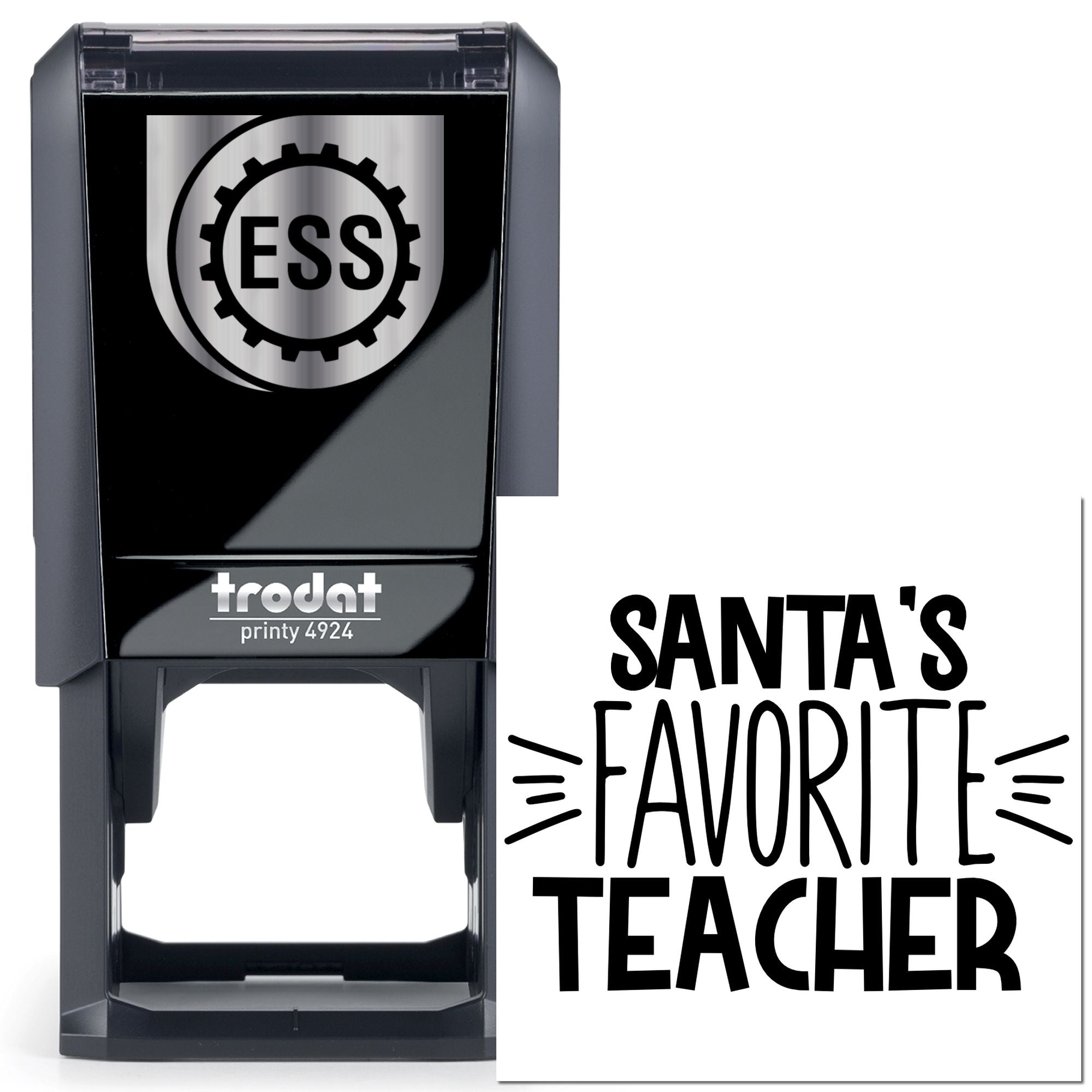 Self-Inking Favorite Teacher Mini Card Stamp