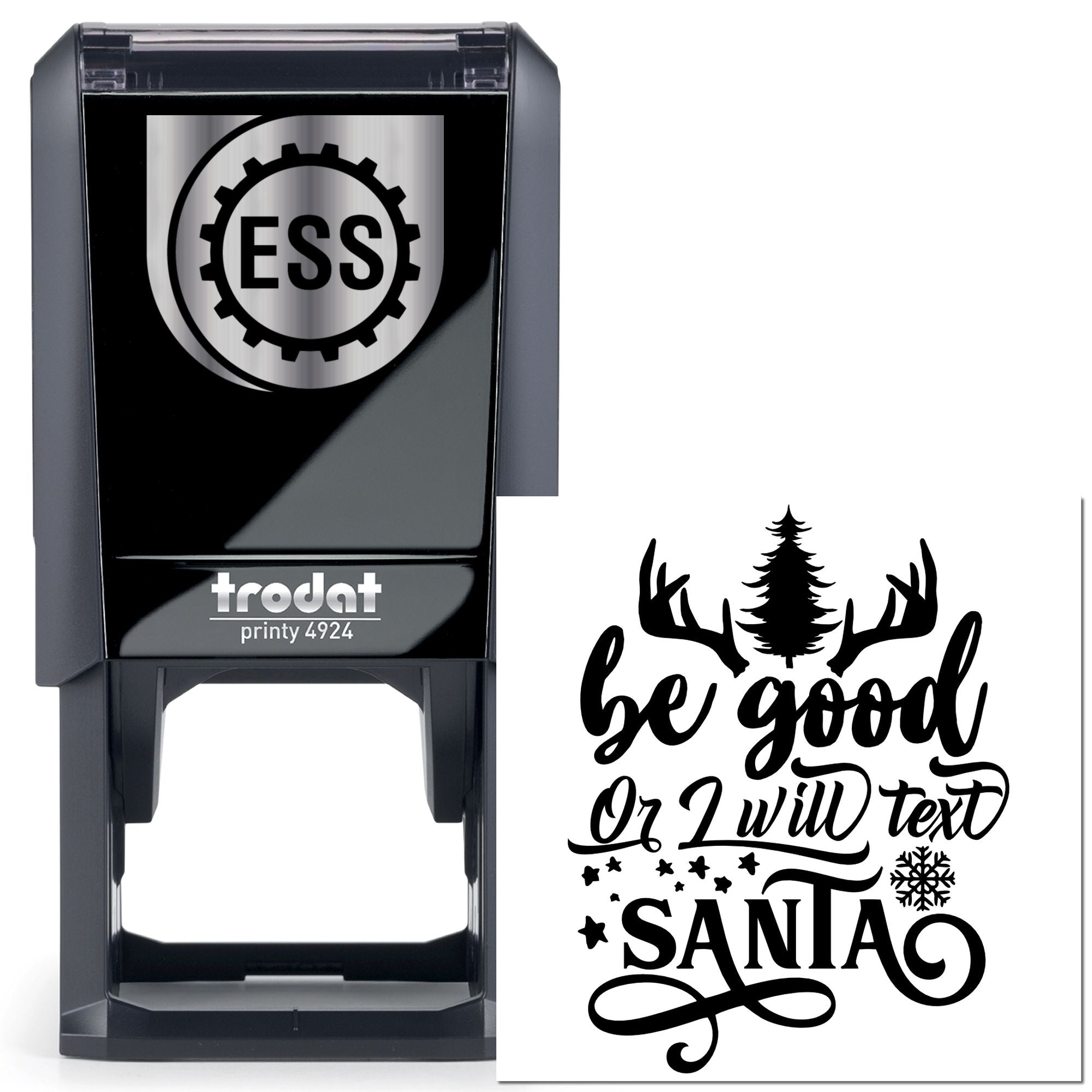 Self-Inking Be Good Postcard Stamp