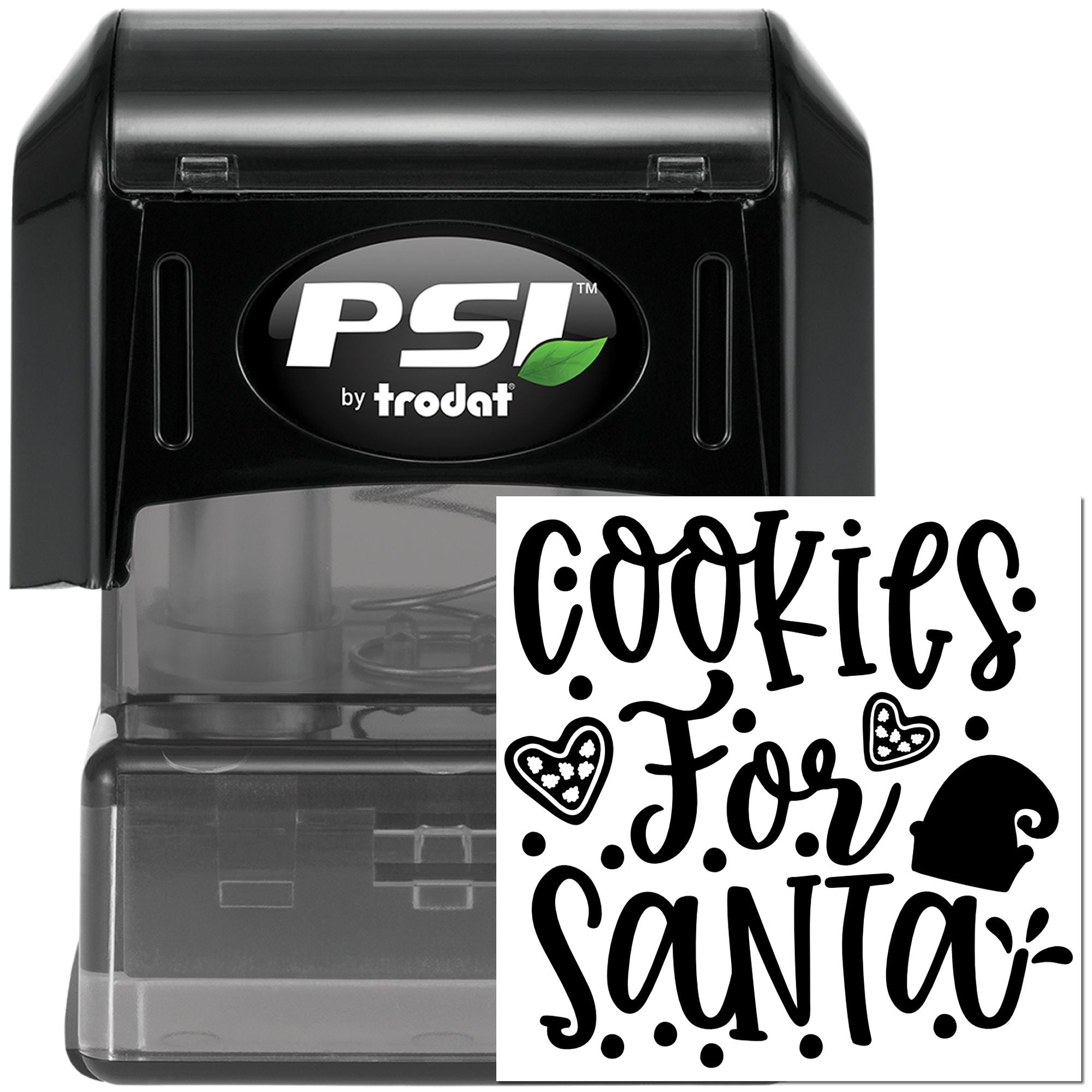 Pre-Inked Cookies For Santa Party Favor Stamp