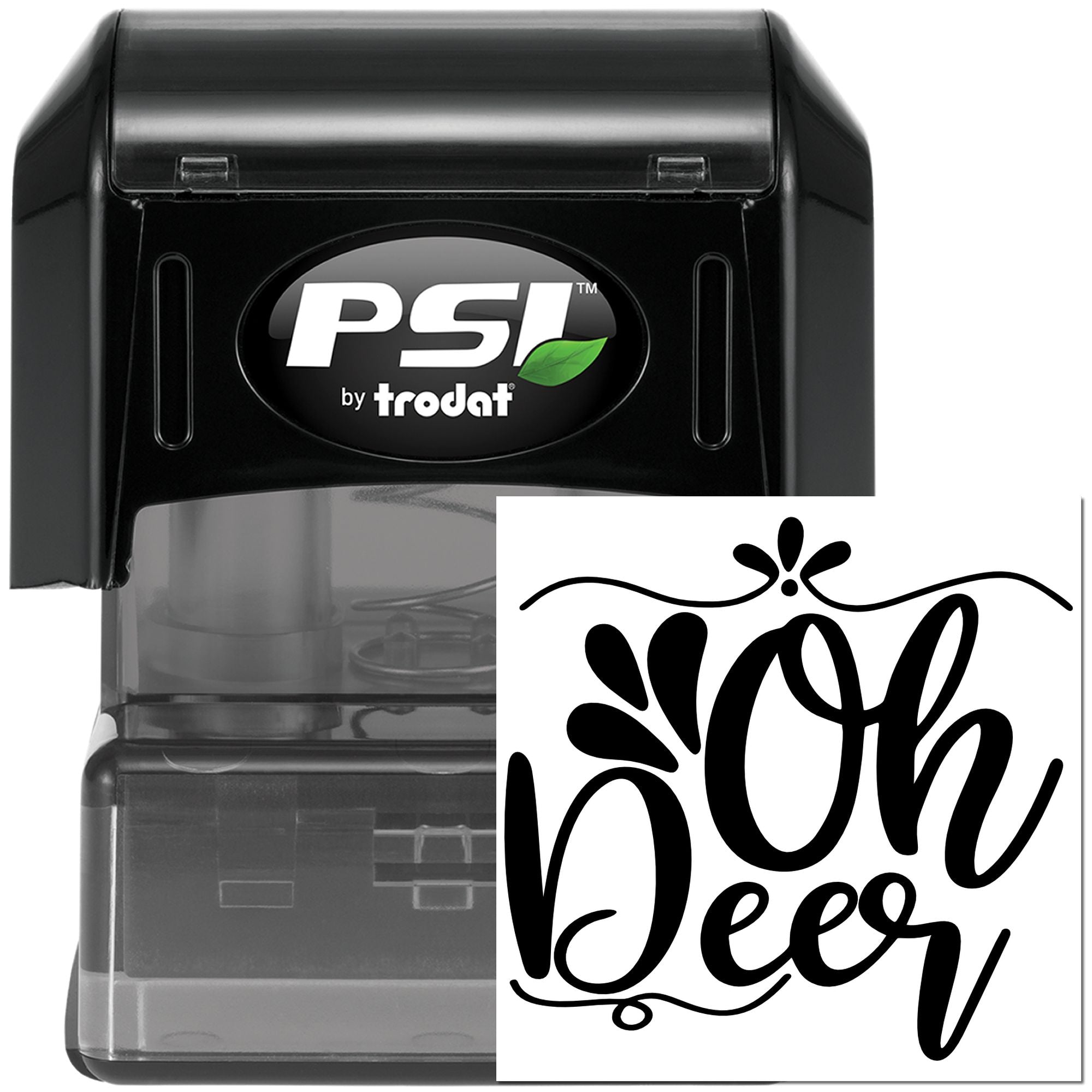 Pre-Inked Oh Dear Artwork Card Stamp