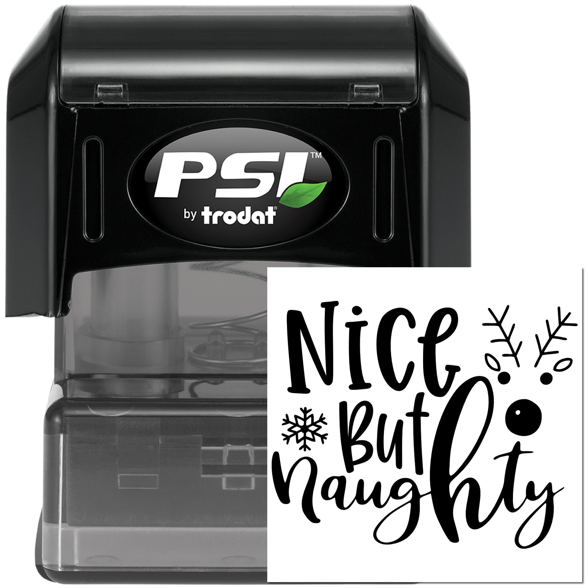 Pre-Inked Nice But Naughty Card Making Stamp