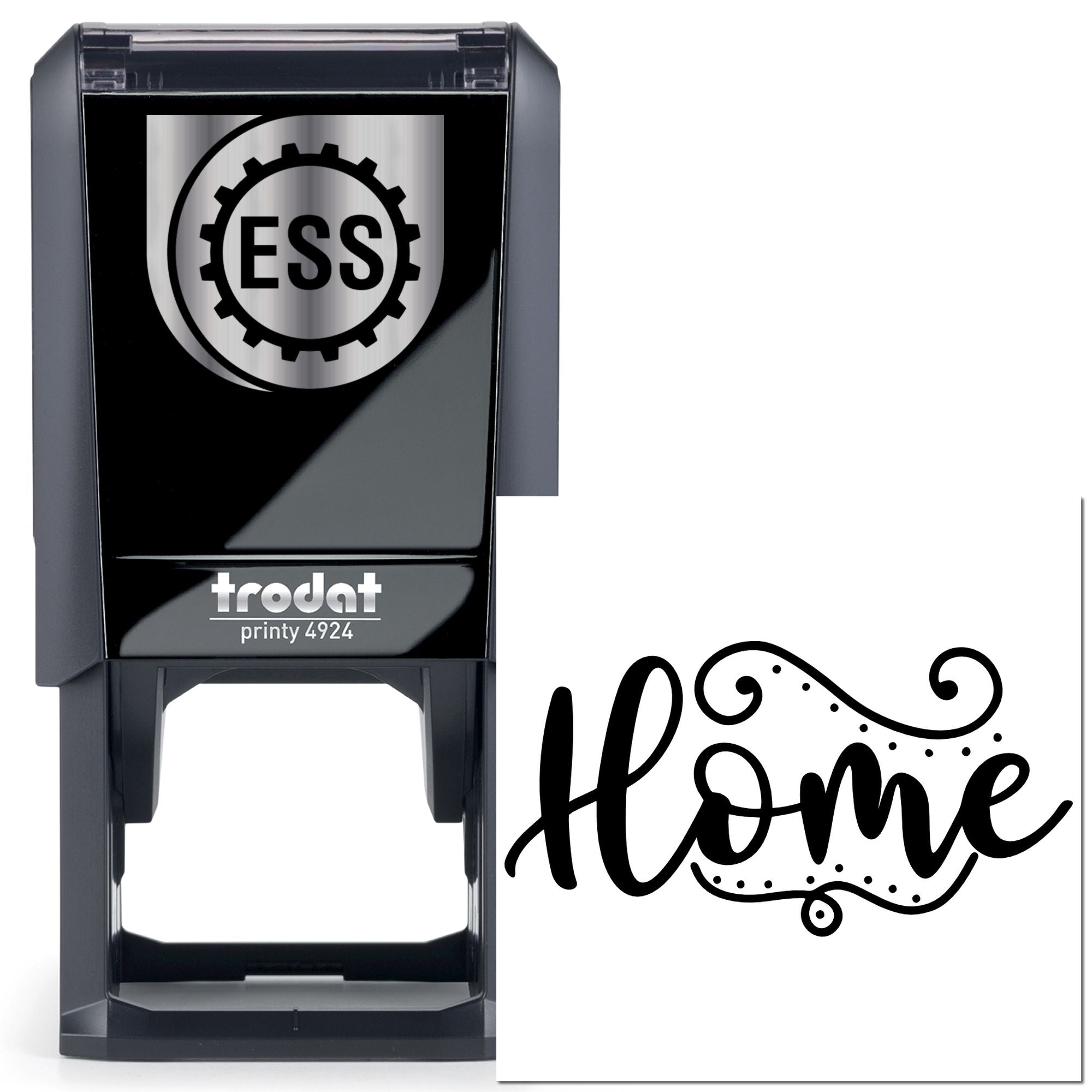 Self-Inking Home Lettering Paper Craft Stamp