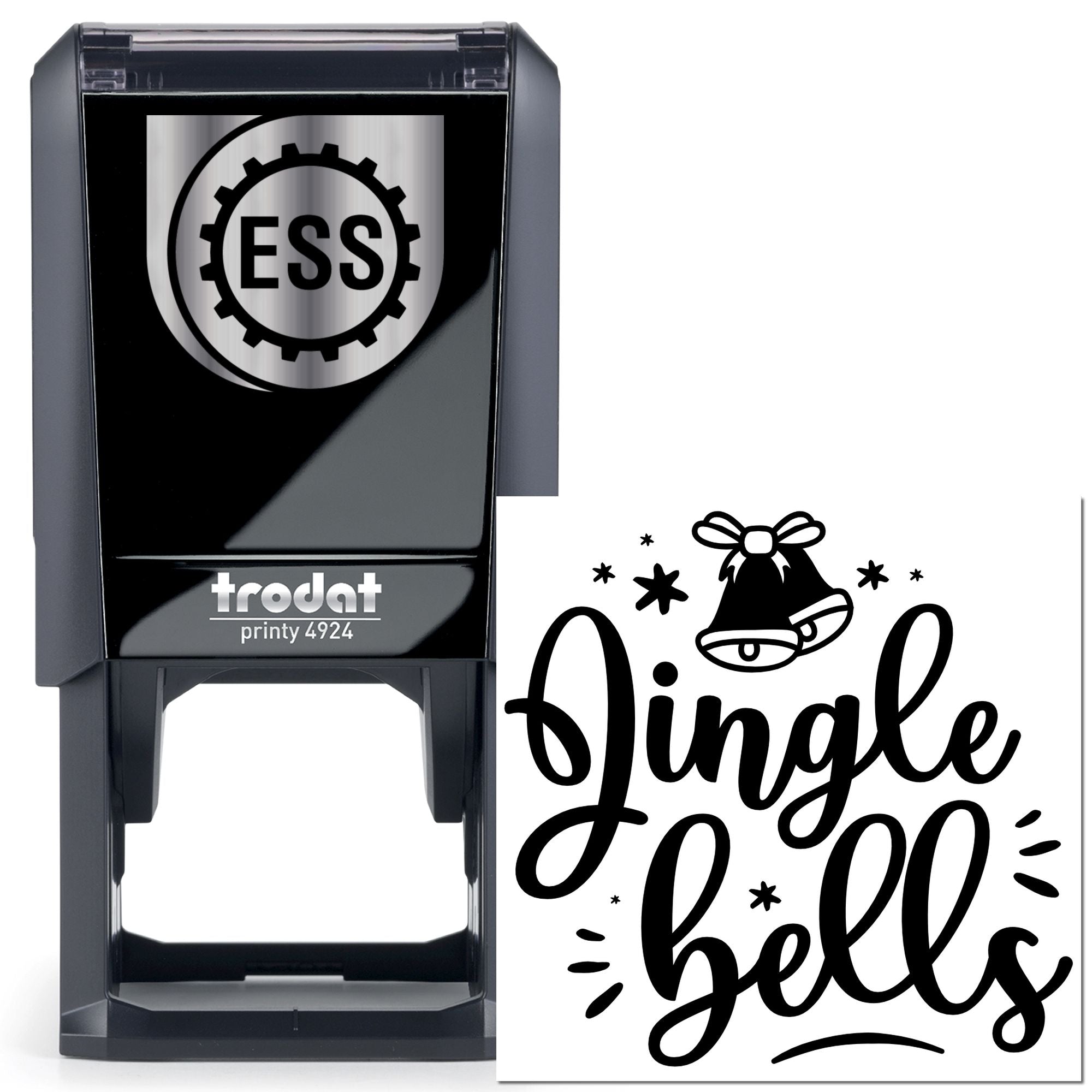 Self-Inking Jingle Bells Place Card Stamp