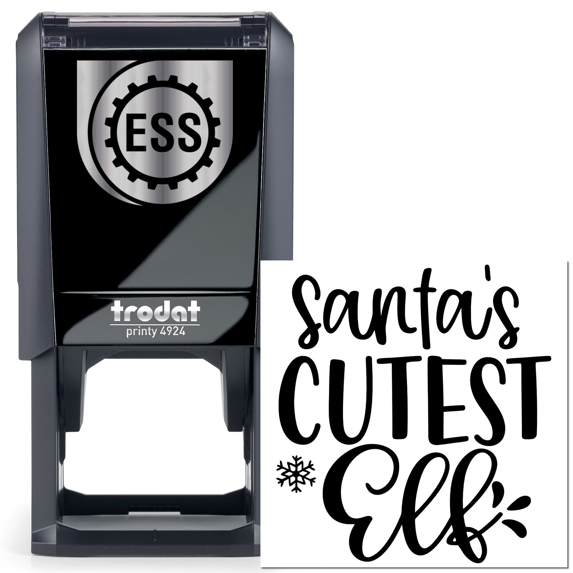 Self-Inking Cutest Elf Scrapbooking Stamp