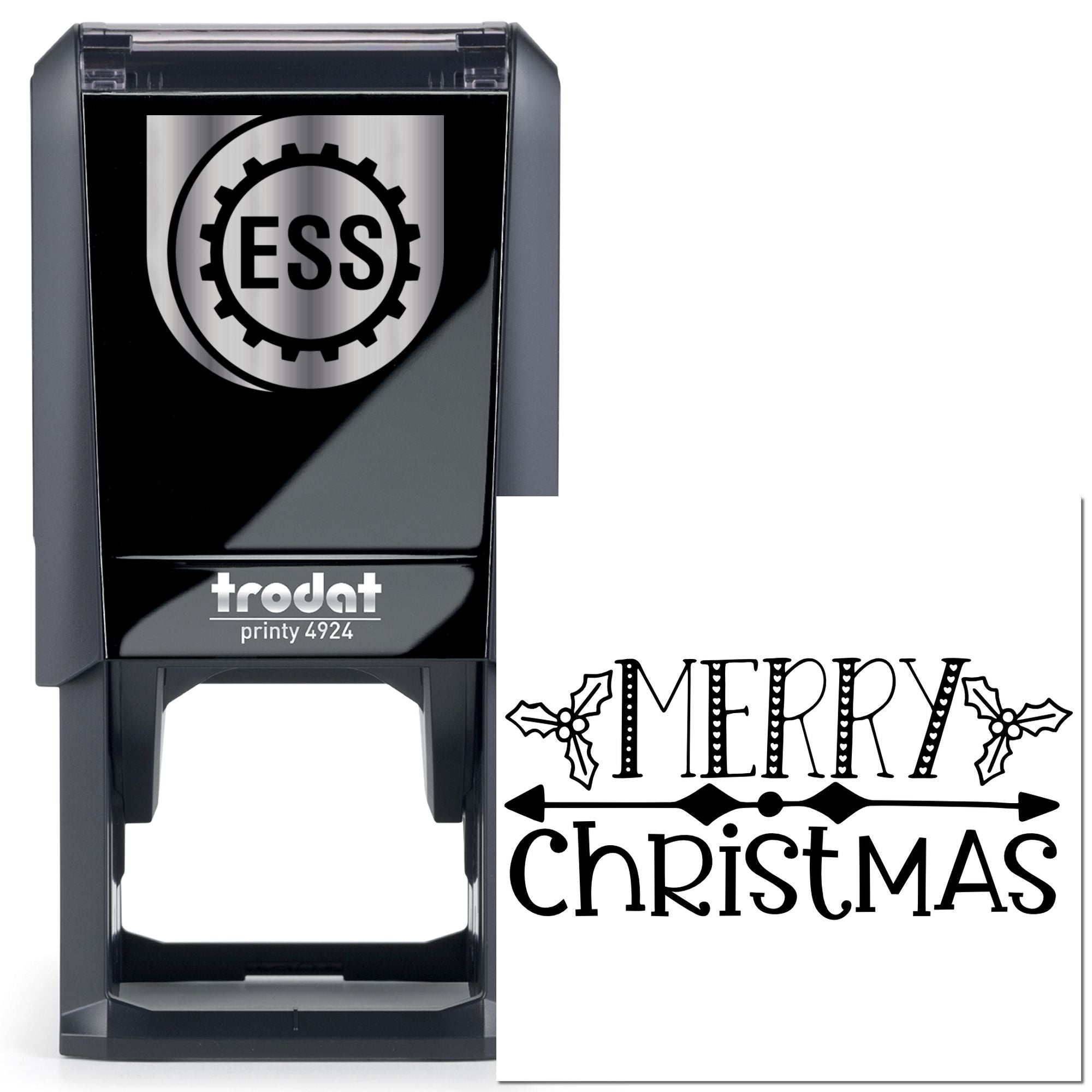 Self-Inking Merry Christmas Cardmaking Stamp