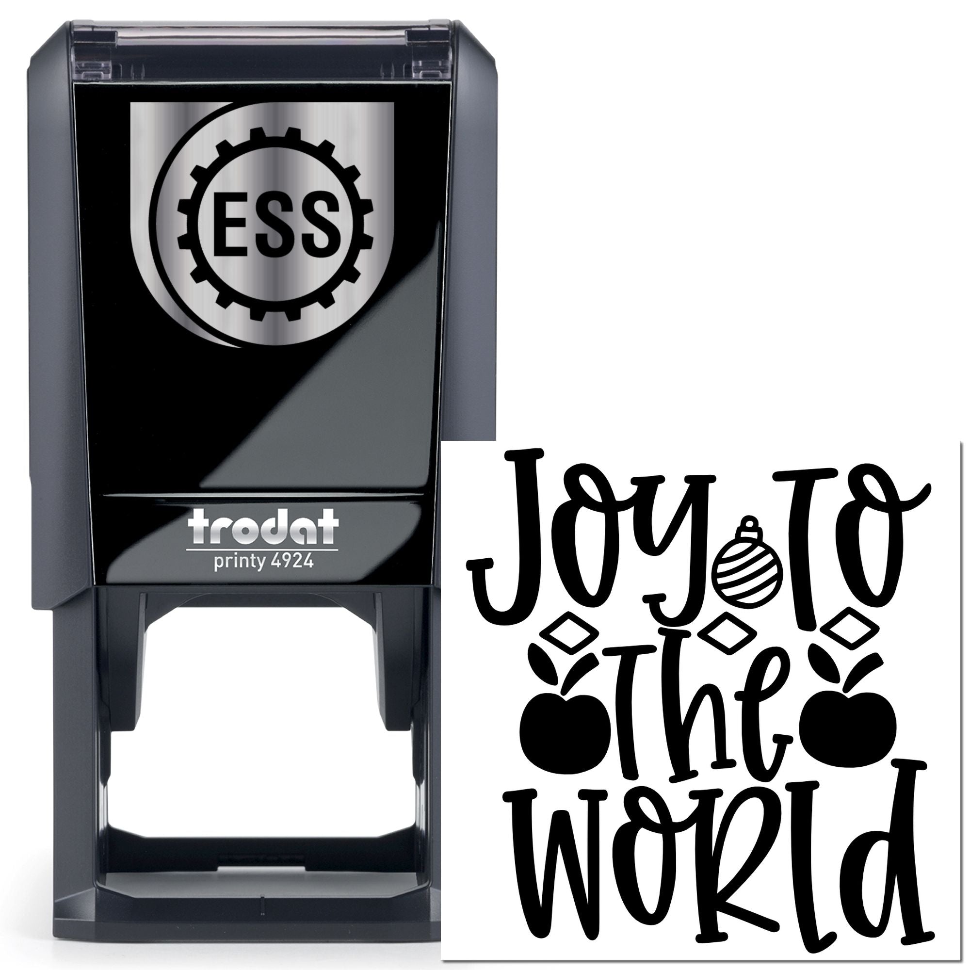 Self-Inking Christmas Joy Paper Goods Stamp