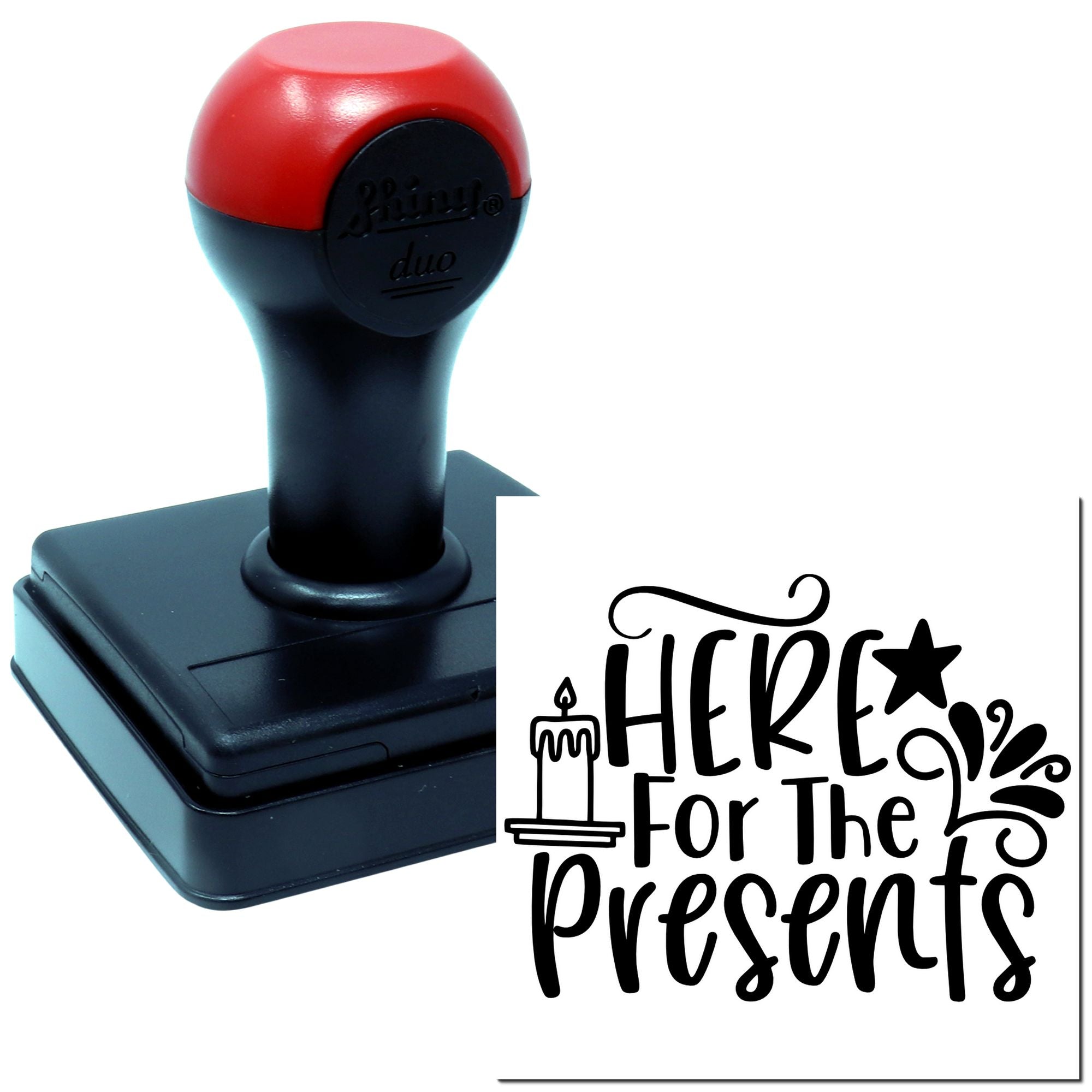 Duo Here For The Presents Celebration Hand Stamp