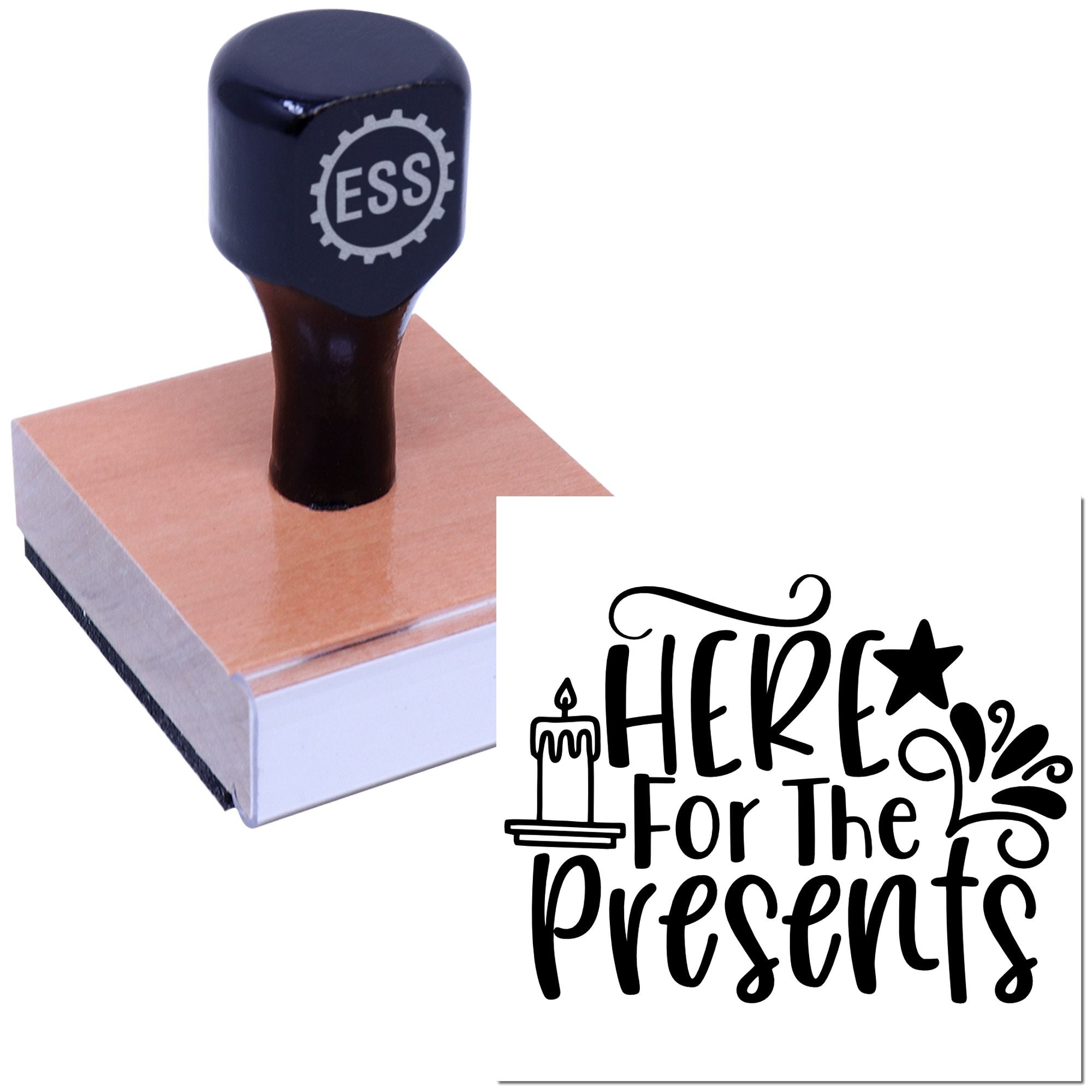 Bring On Presents Crafting Rubber Stamp