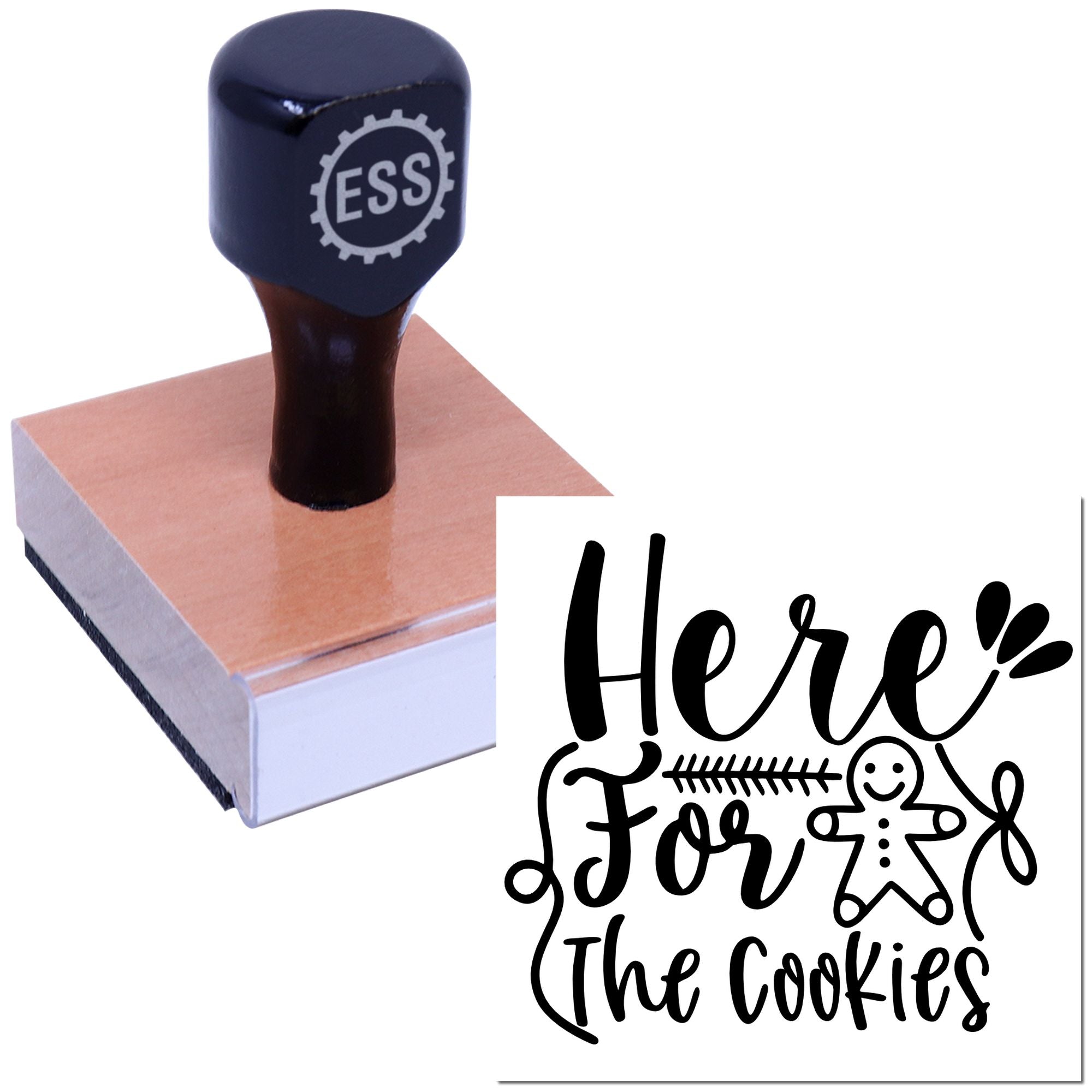 Cookie Craving Alert Card Rubber Stamp