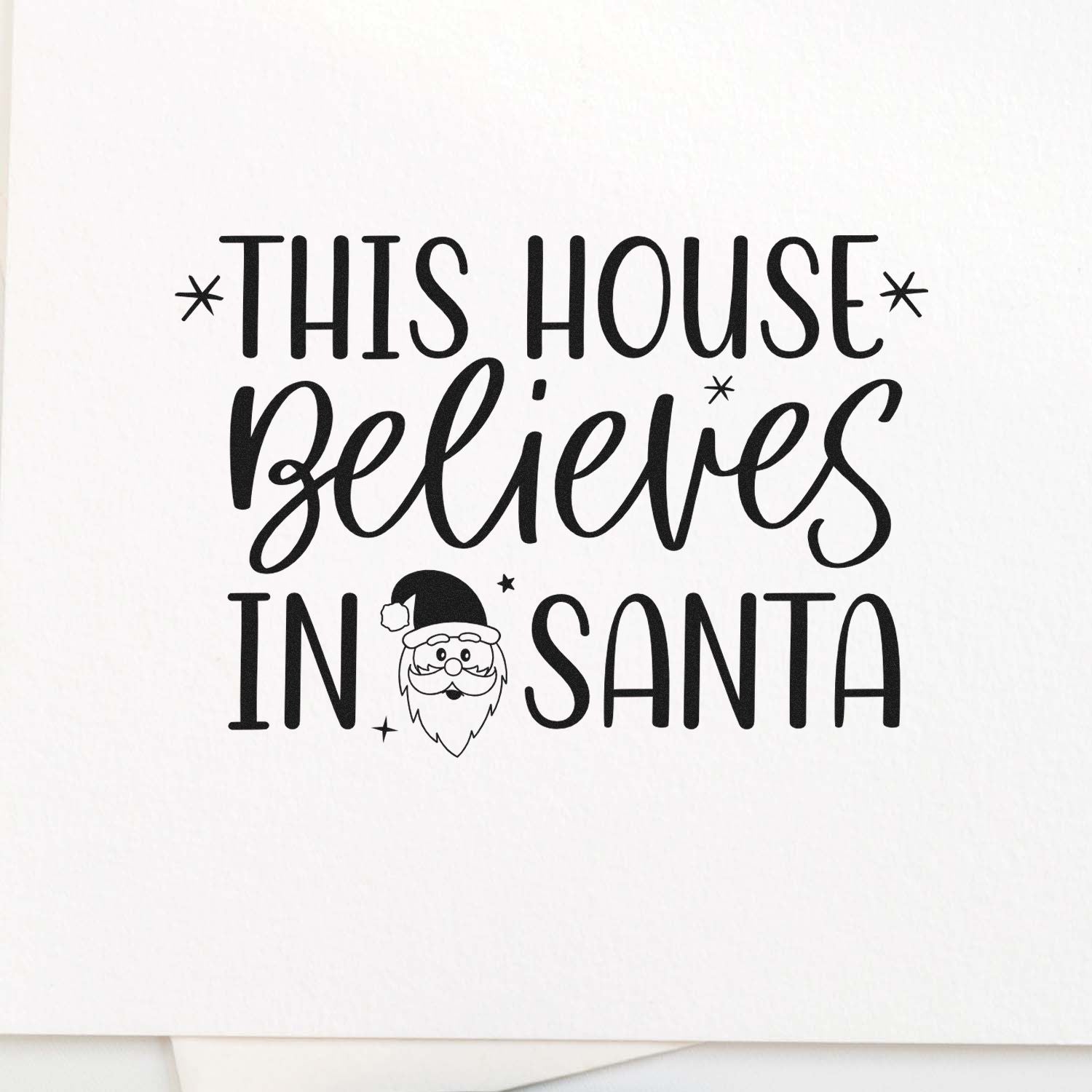Self-Inking Believes Santa Cardmaking Stamp