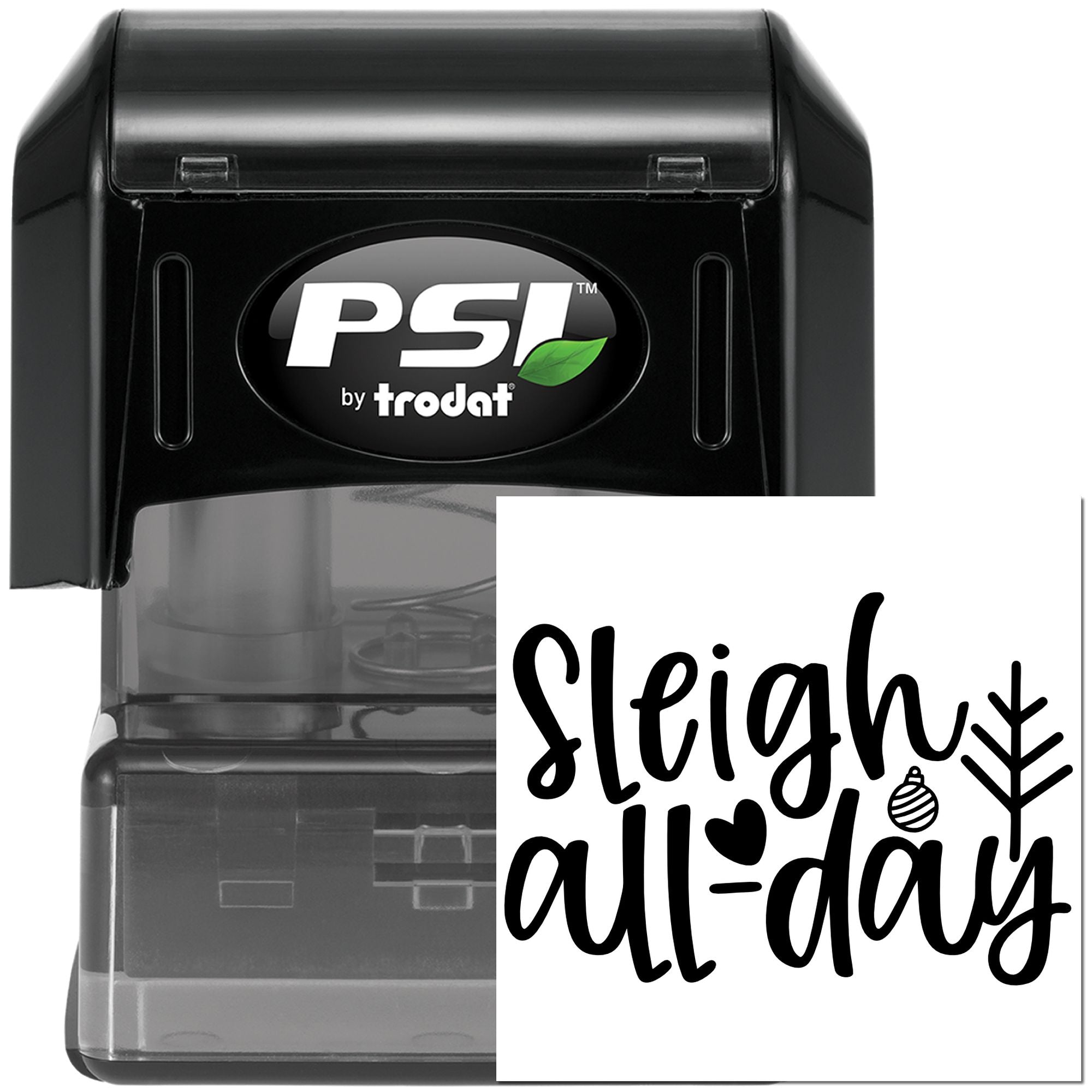 Pre-Inked Sleep All Day Postcard Stamp