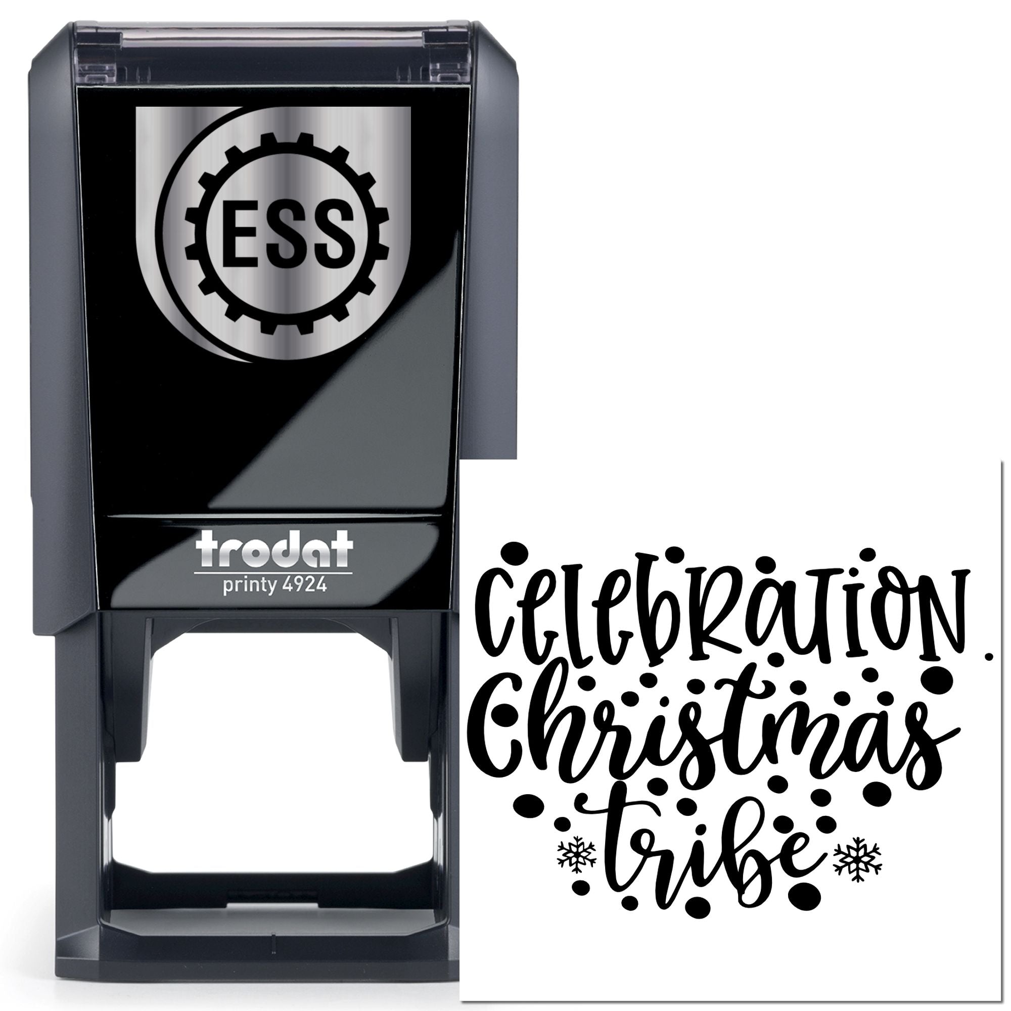 Self-Inking Christmas Celebration Scrapbook Stamp