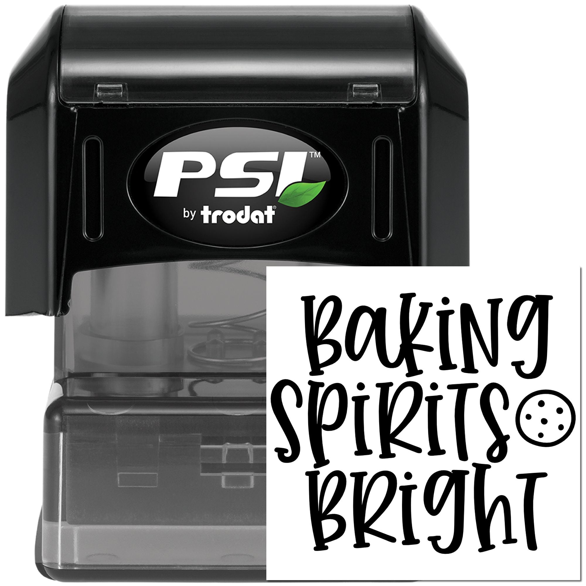 Pre-Inked Baking Spirits Bright Craft Stamp