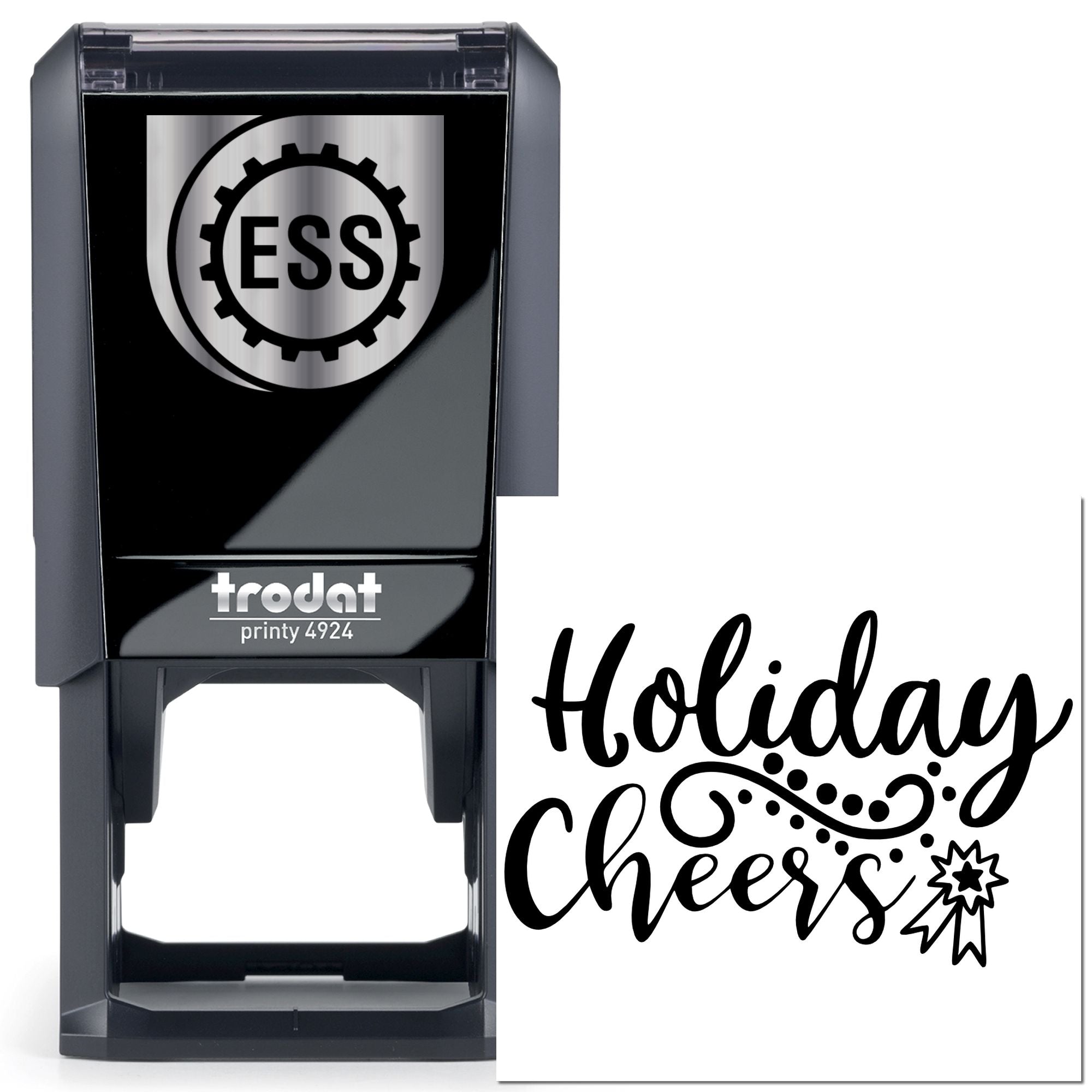 Self-Inking Holiday Cheer Postcard Stamp