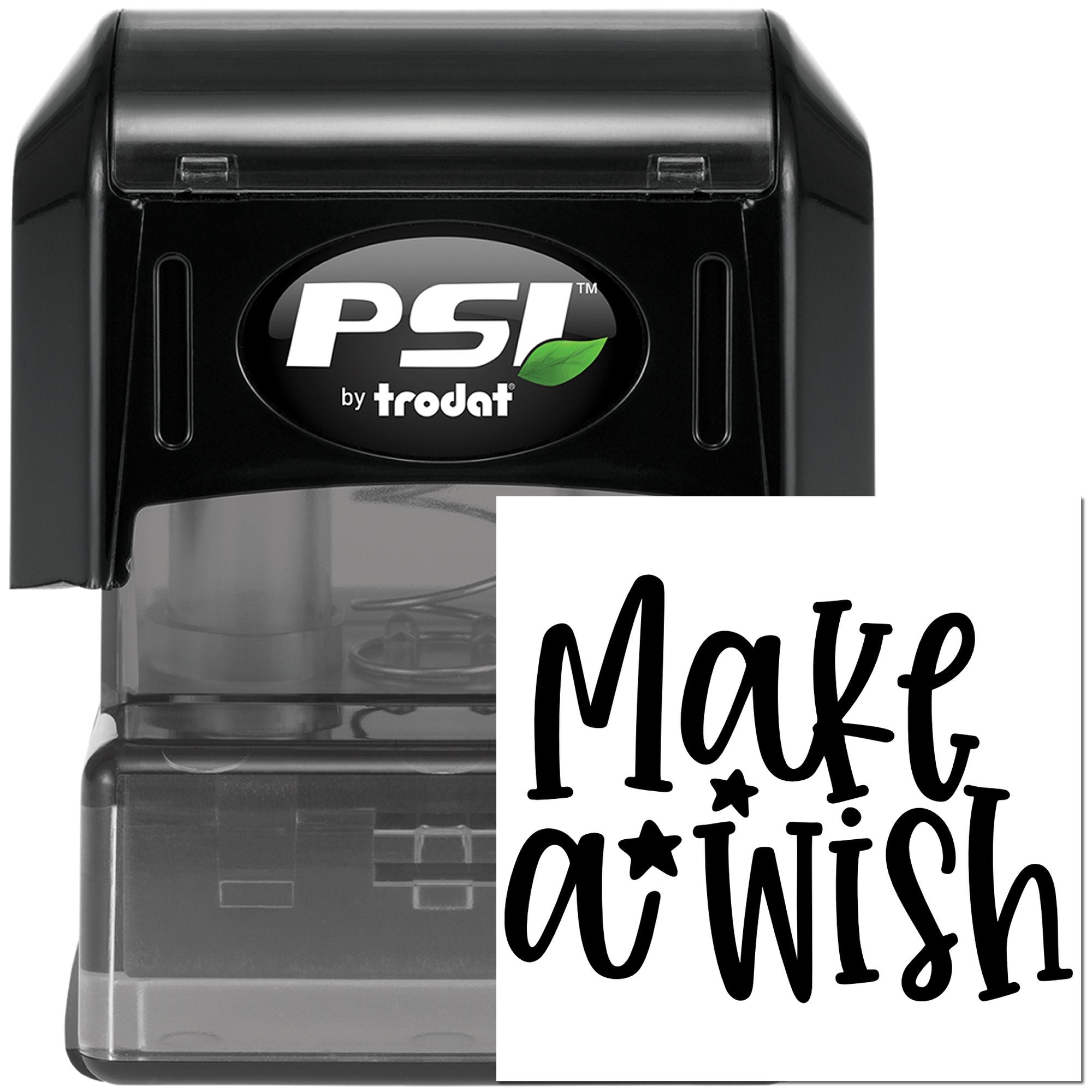 Pre-Inked Make A Wish Tag Stamp