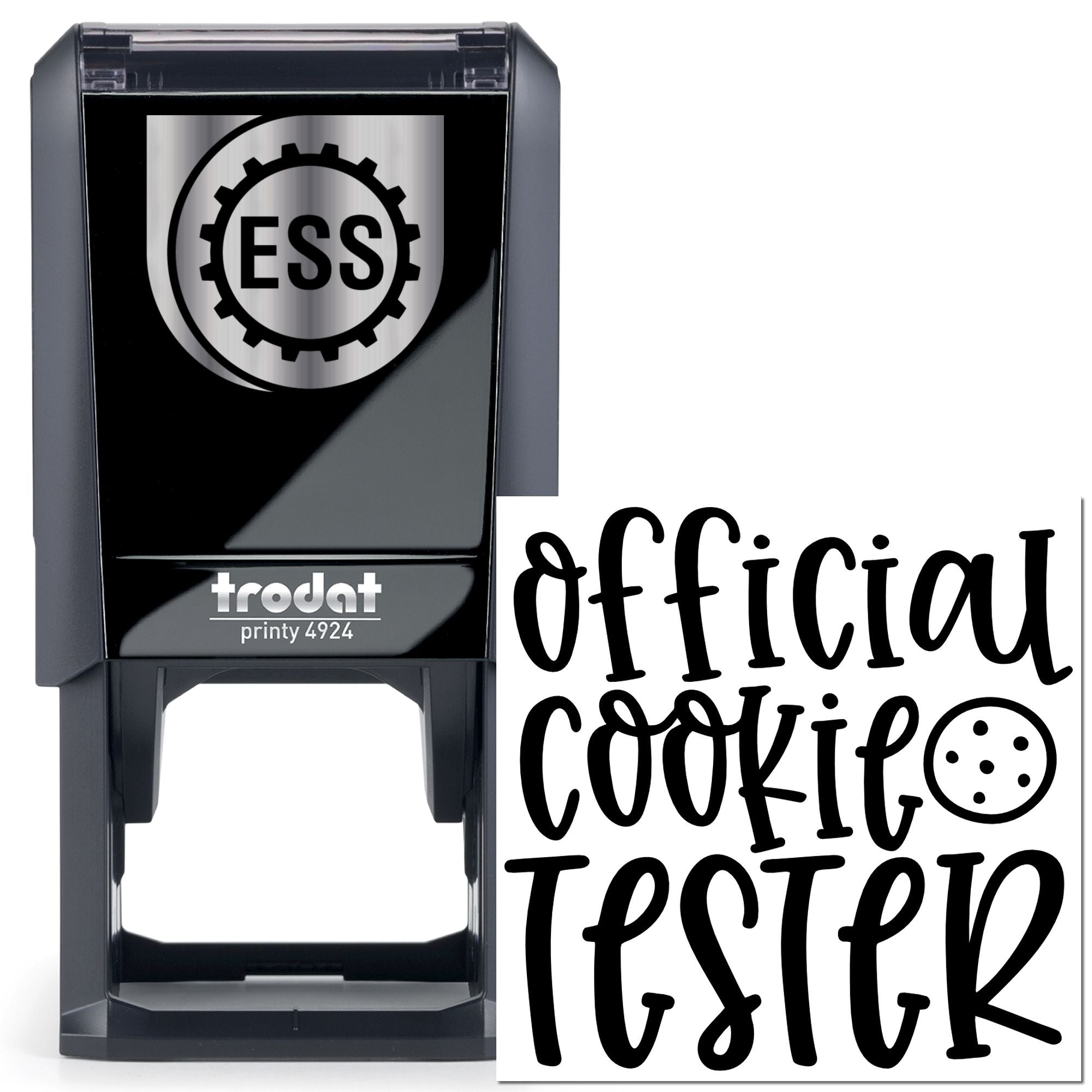 Self-Inking Cookie Tester Craft Stamp