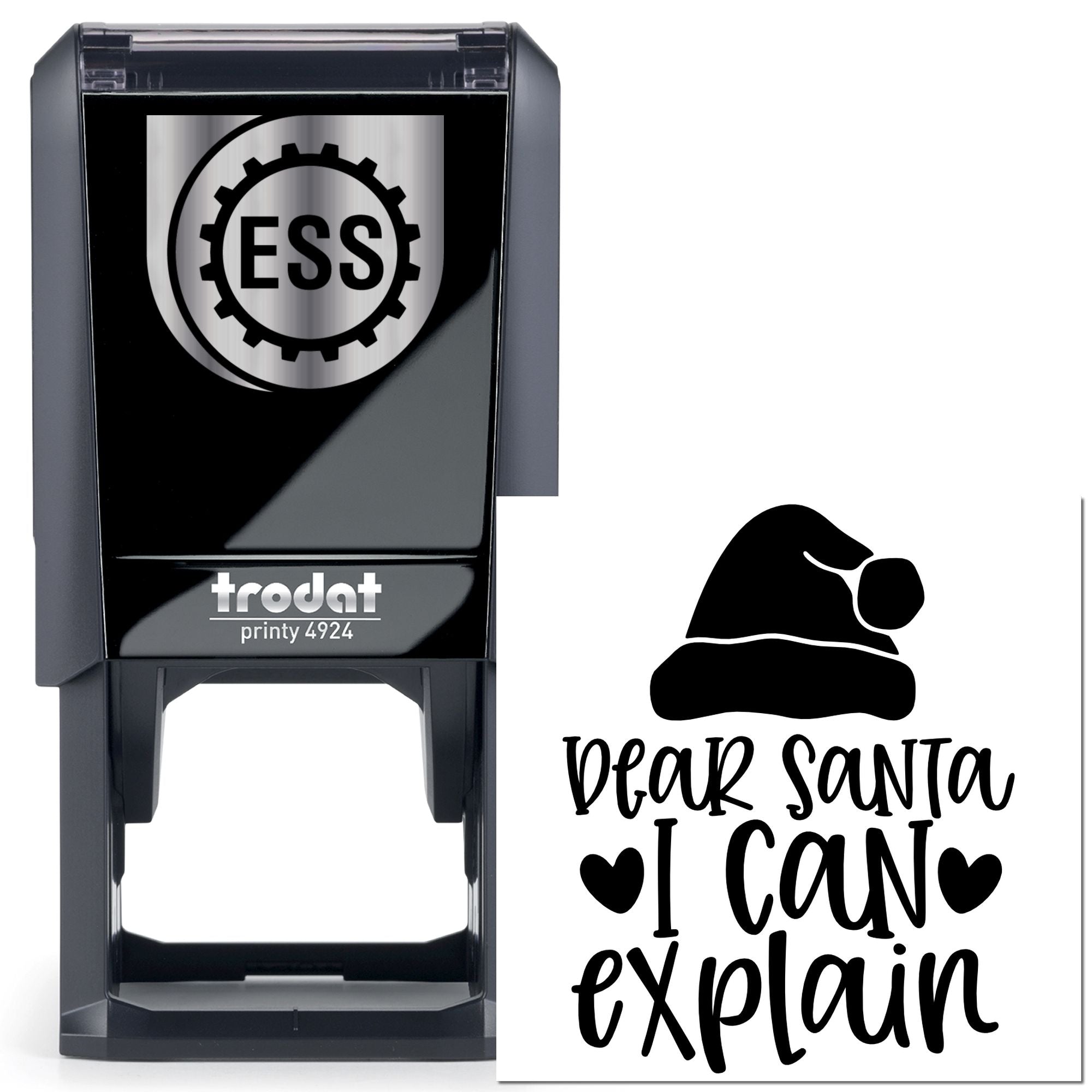 Self-Inking Santa Excuse Crafting Stamp