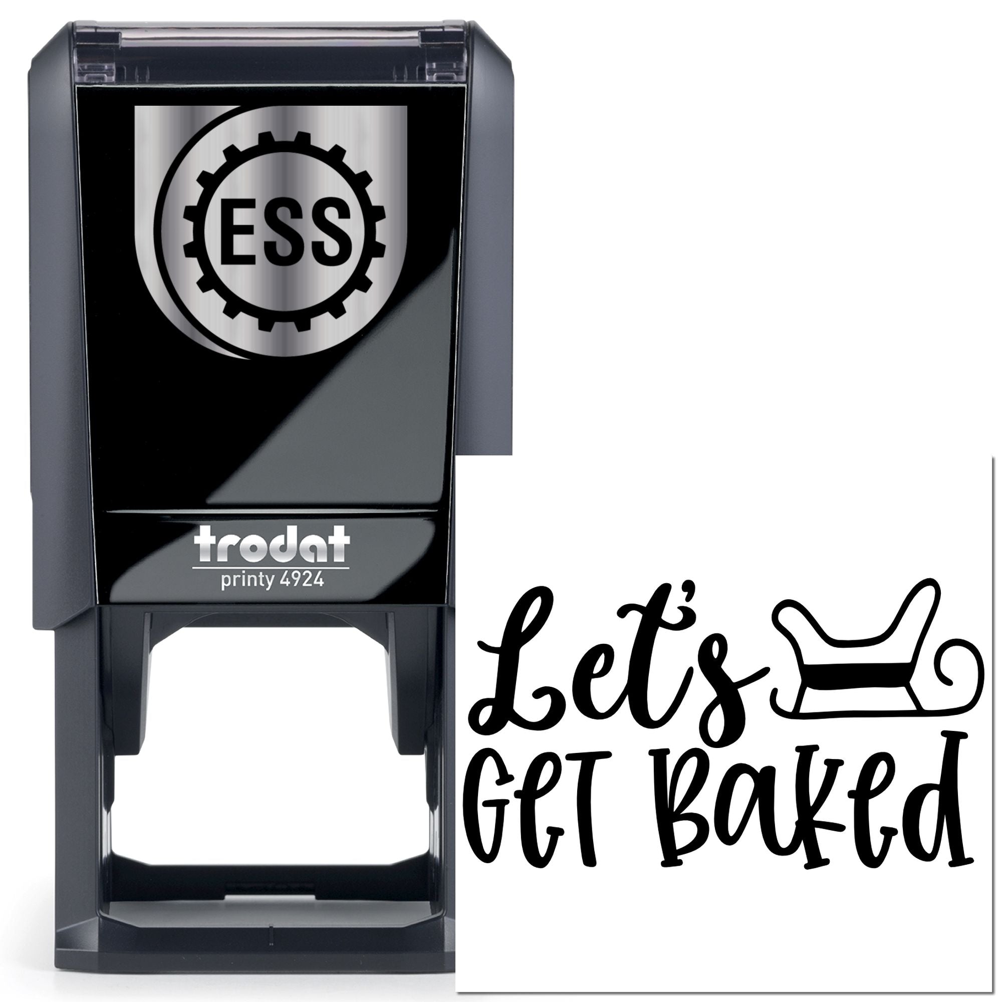 Self-Inking Get Baked Cardmaking Stamp