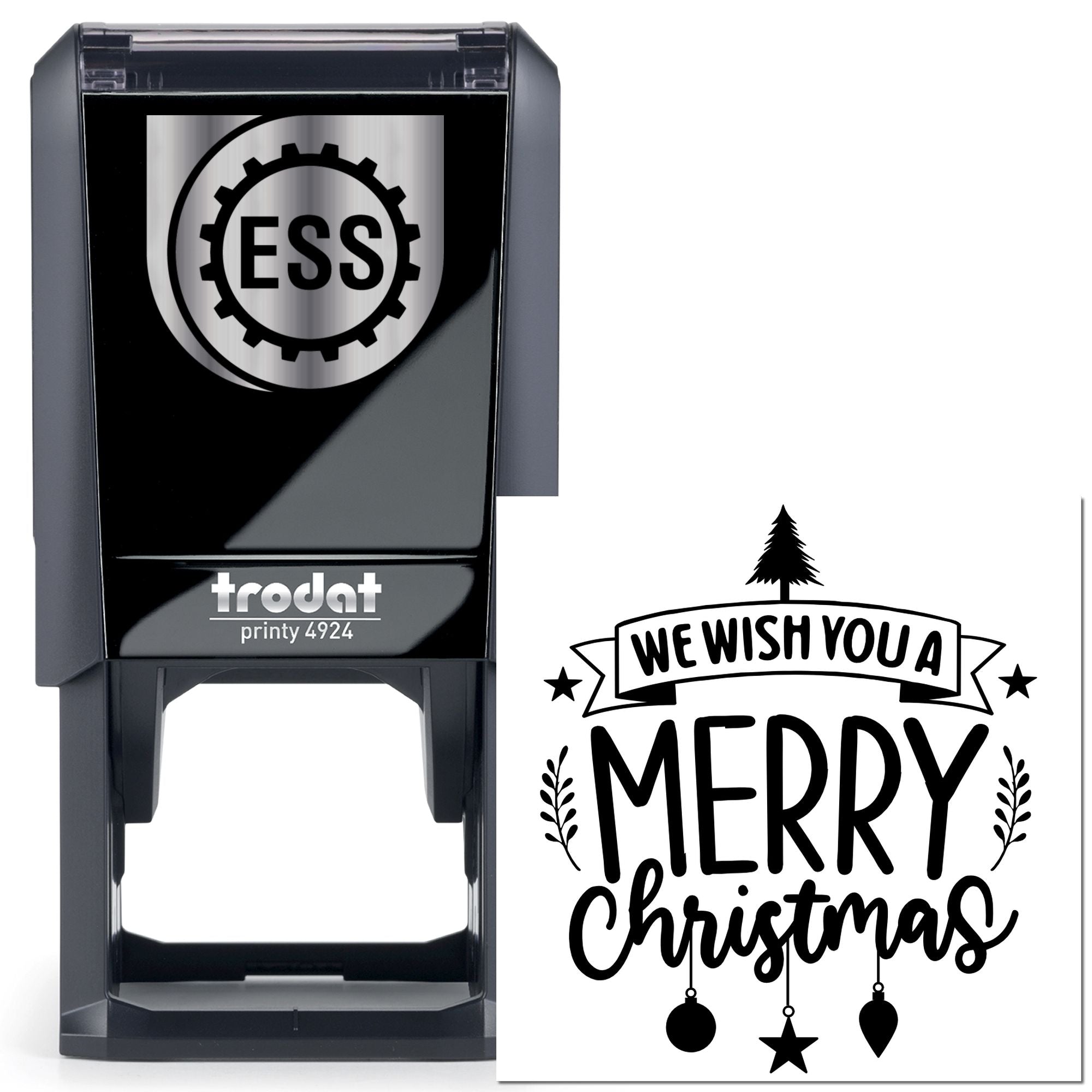 Self-Inking Holiday Cheer Scrapbooking Stamp