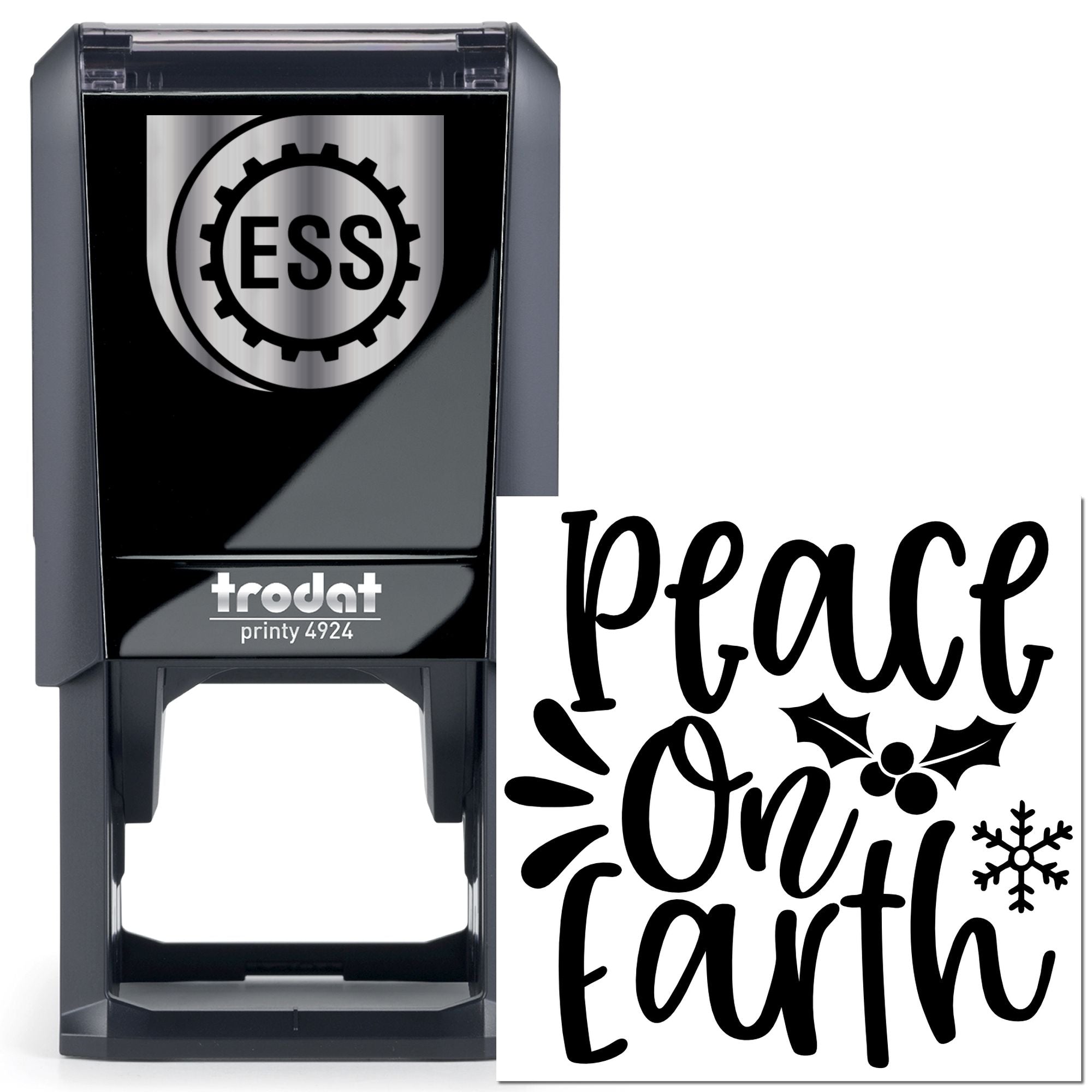 Self-Inking Peaceful Earth Card Stamp