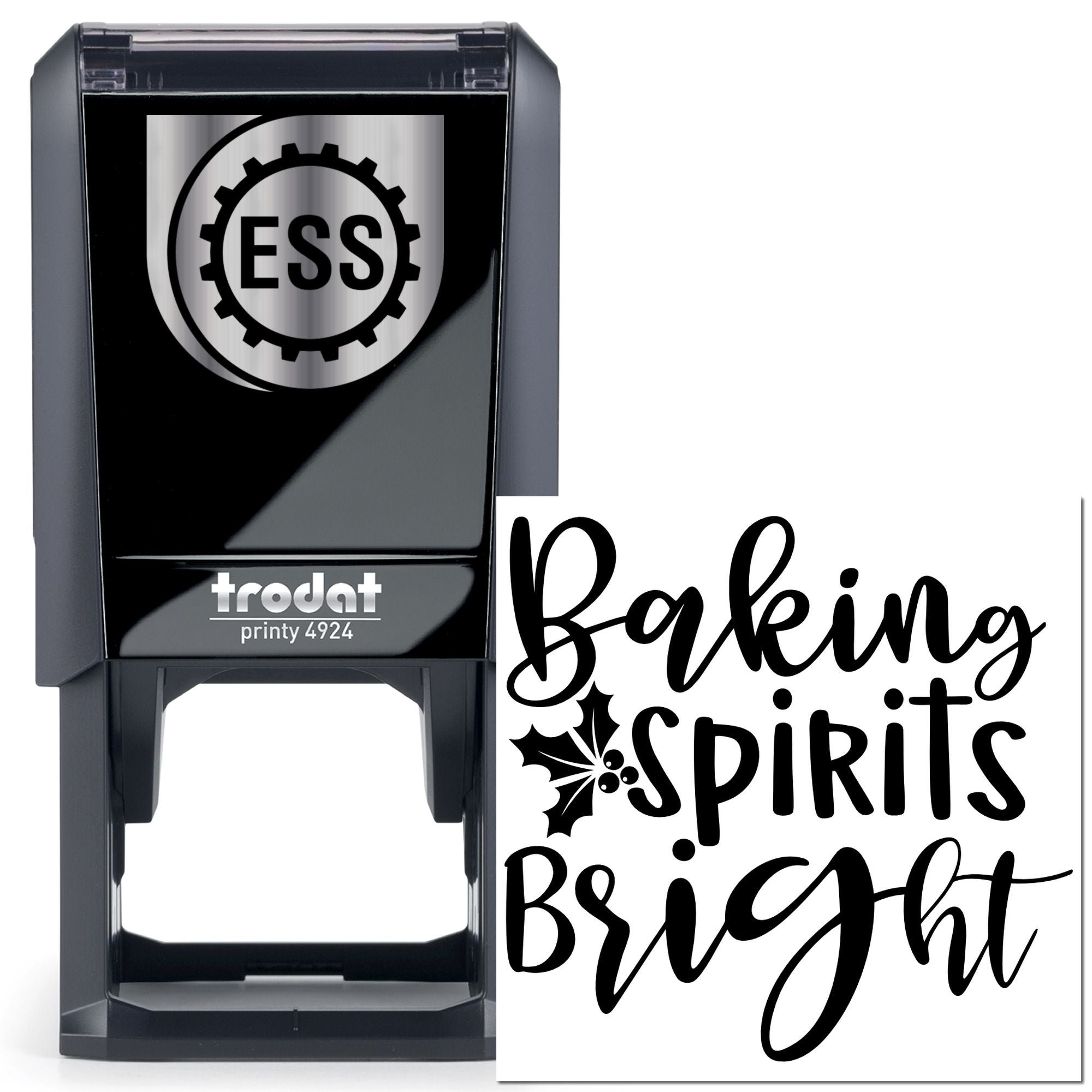 Self-Inking Festive Baking Journaling Stamp