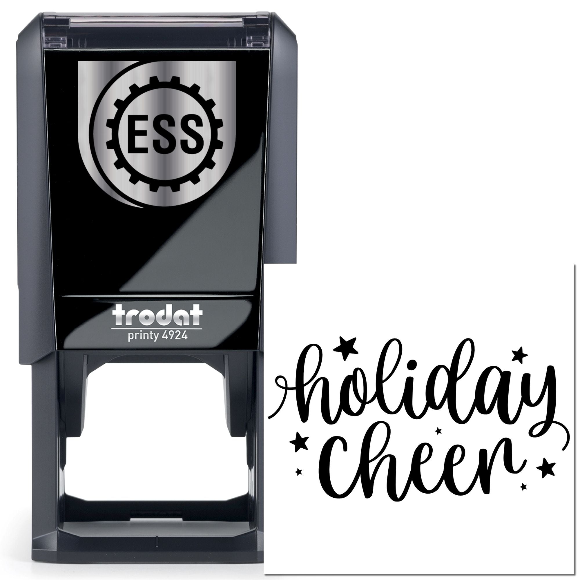 Self-Inking Holiday Cheer Greeting Card Stamp