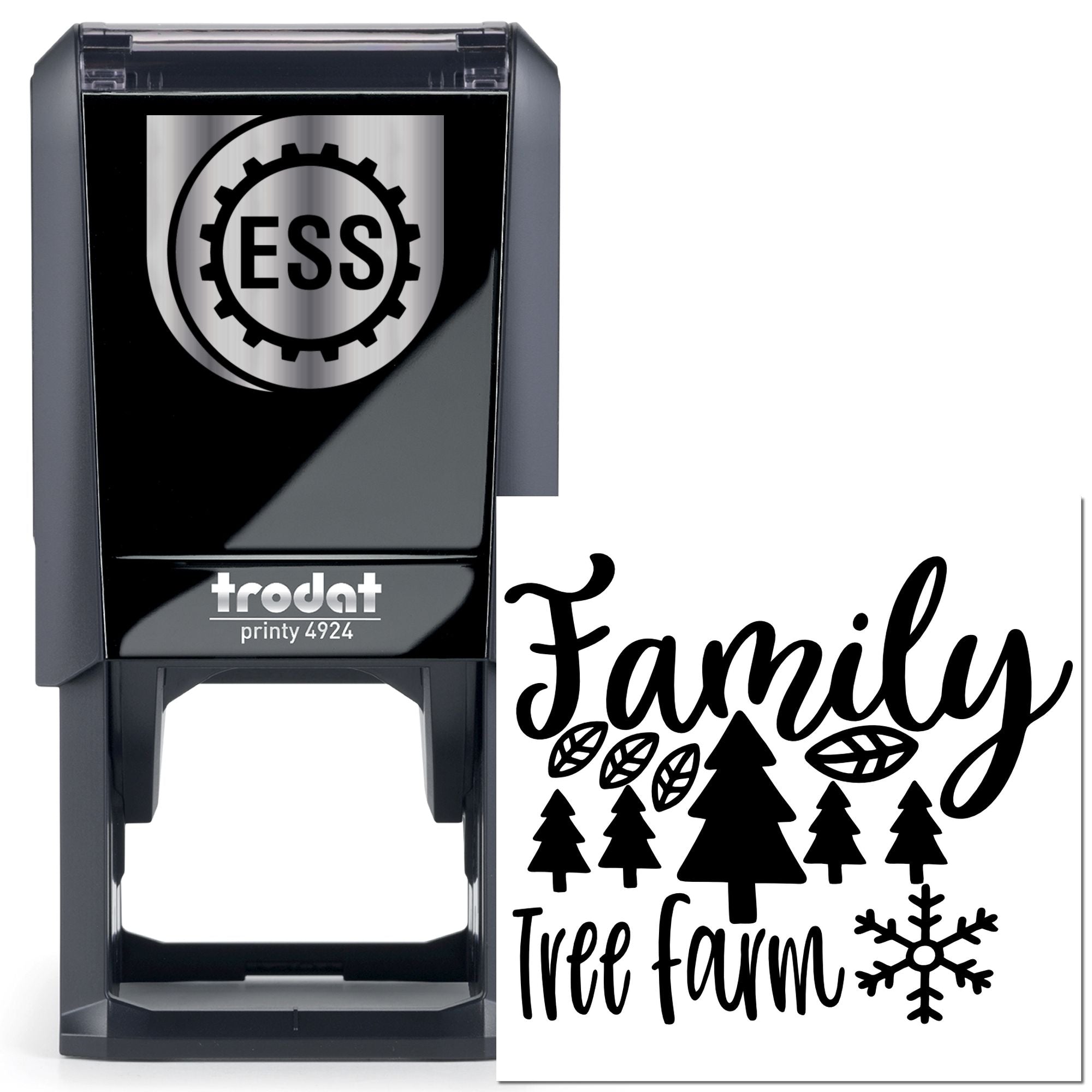 Self-Inking Family Farm Place Card Stamp