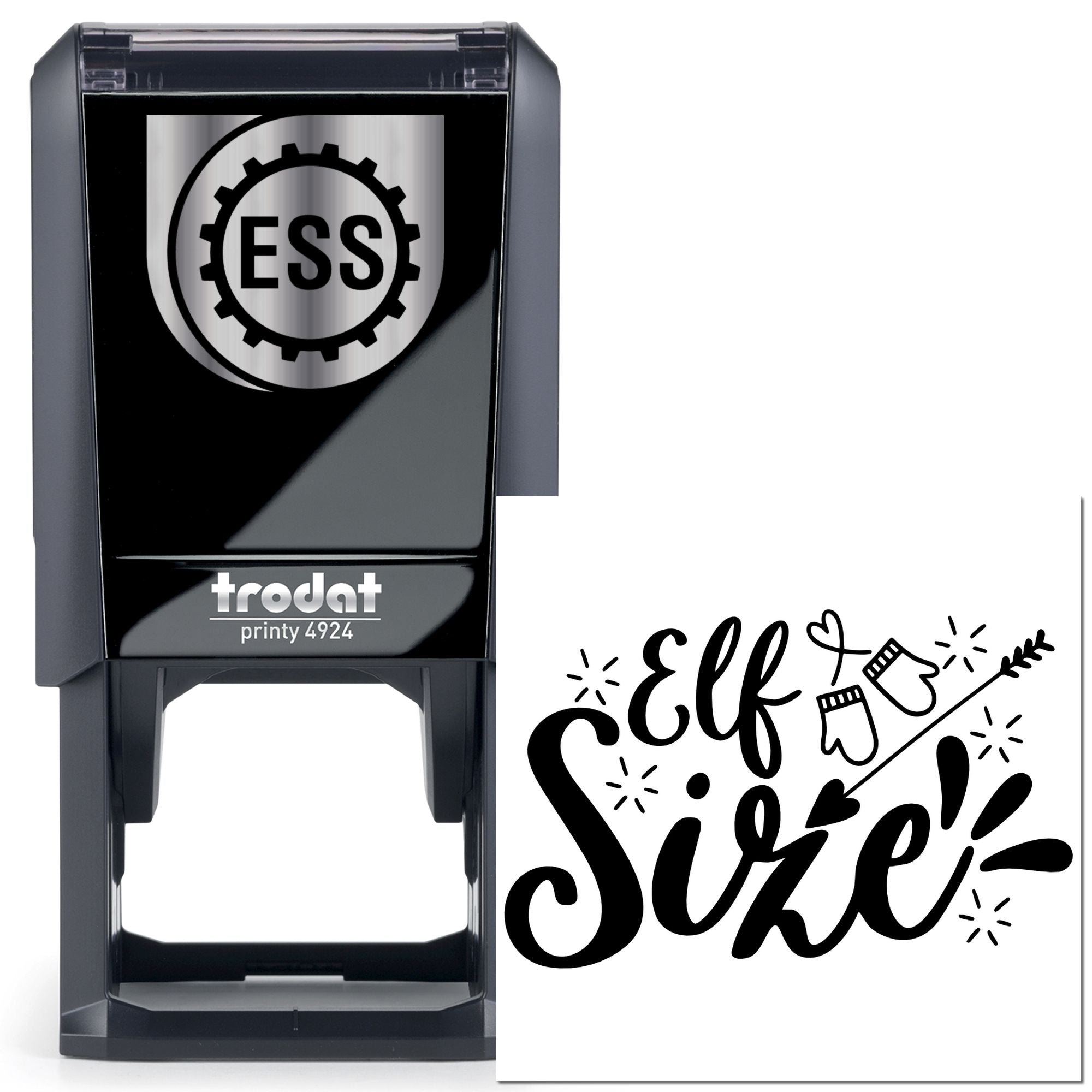 Self-Inking Elf Socks Party Favor Stamp