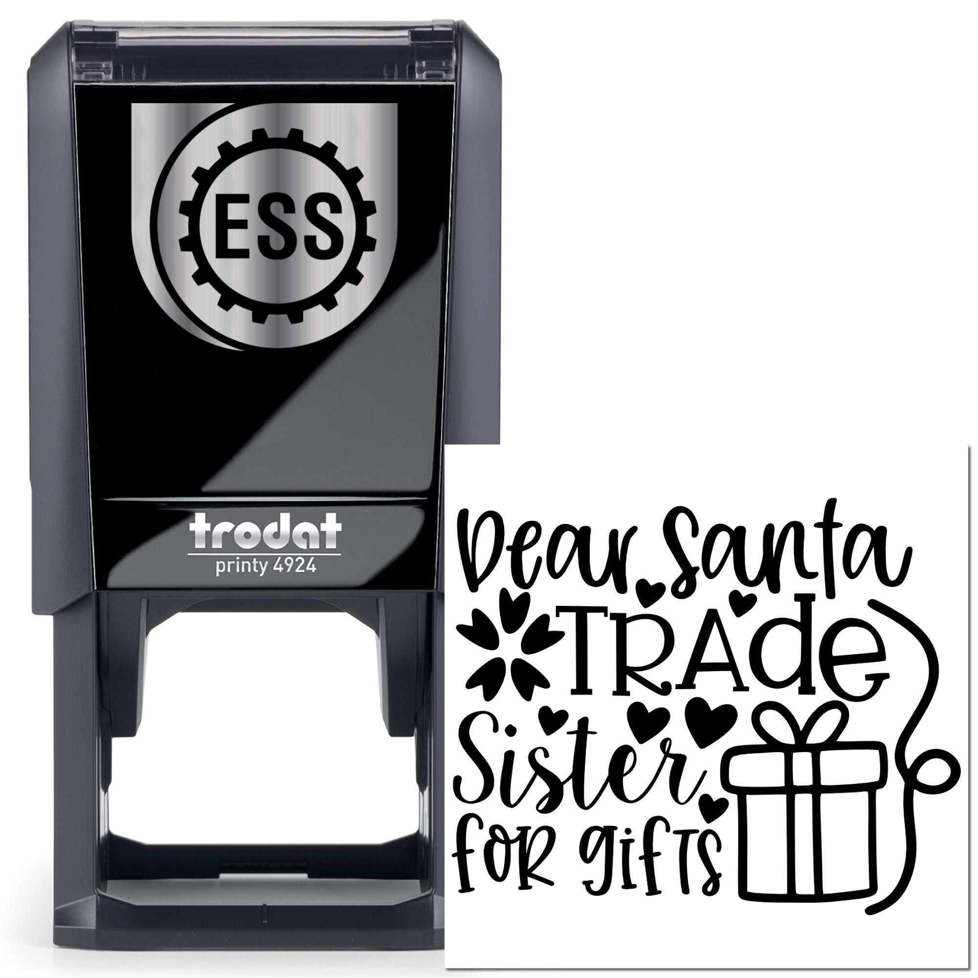 Self-Inking Gift Exchange Craft Stamp
