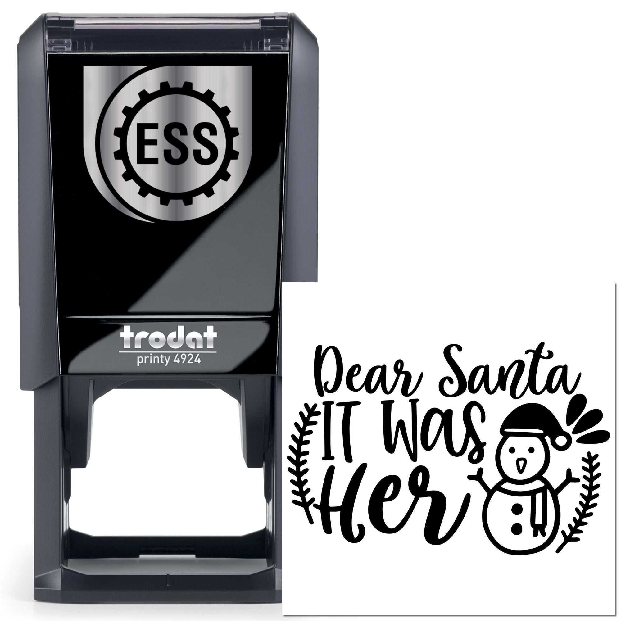 Self-Inking Christmas Mischief Paper Craft Stamp