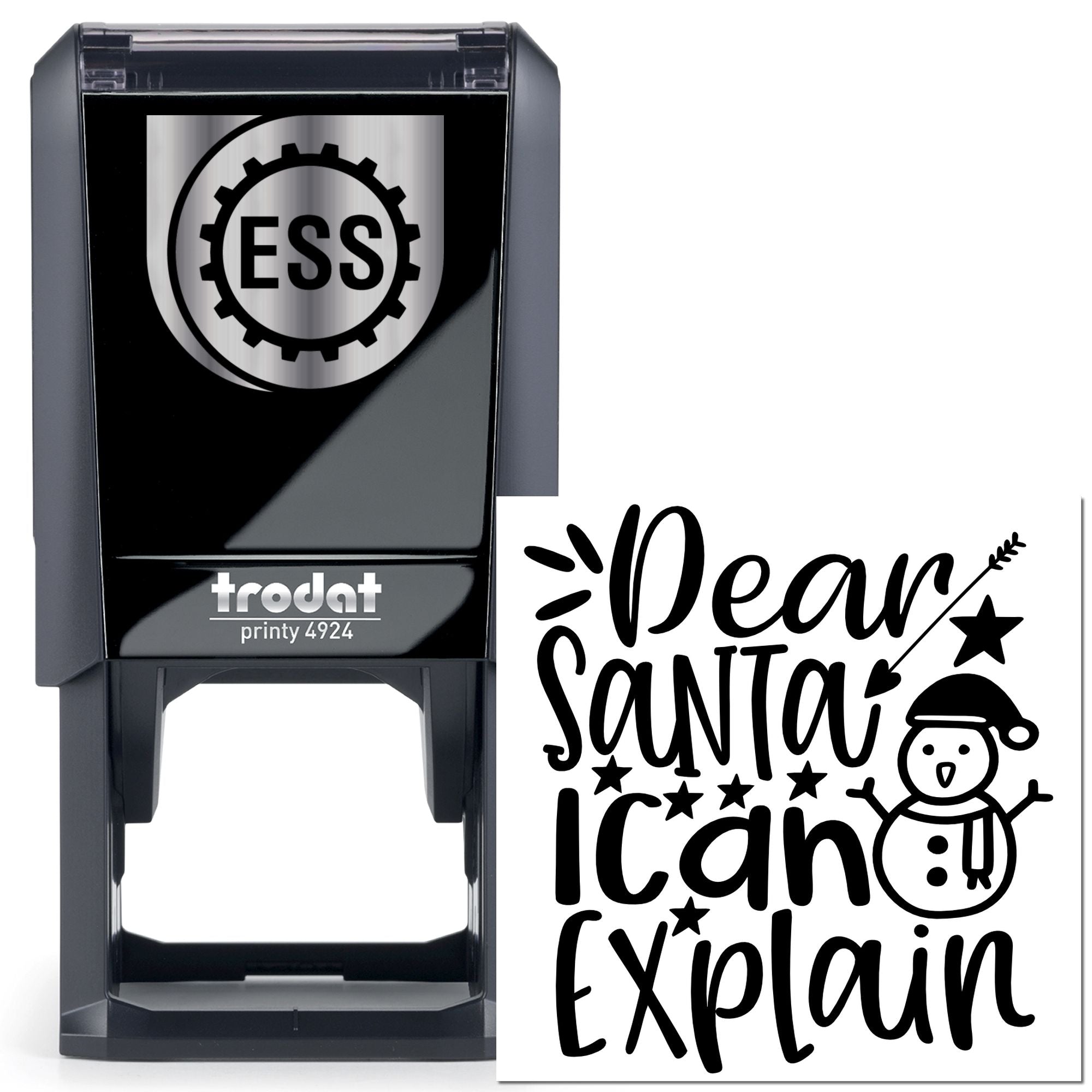 Self-Inking Dear Santa Handcraft Stamp