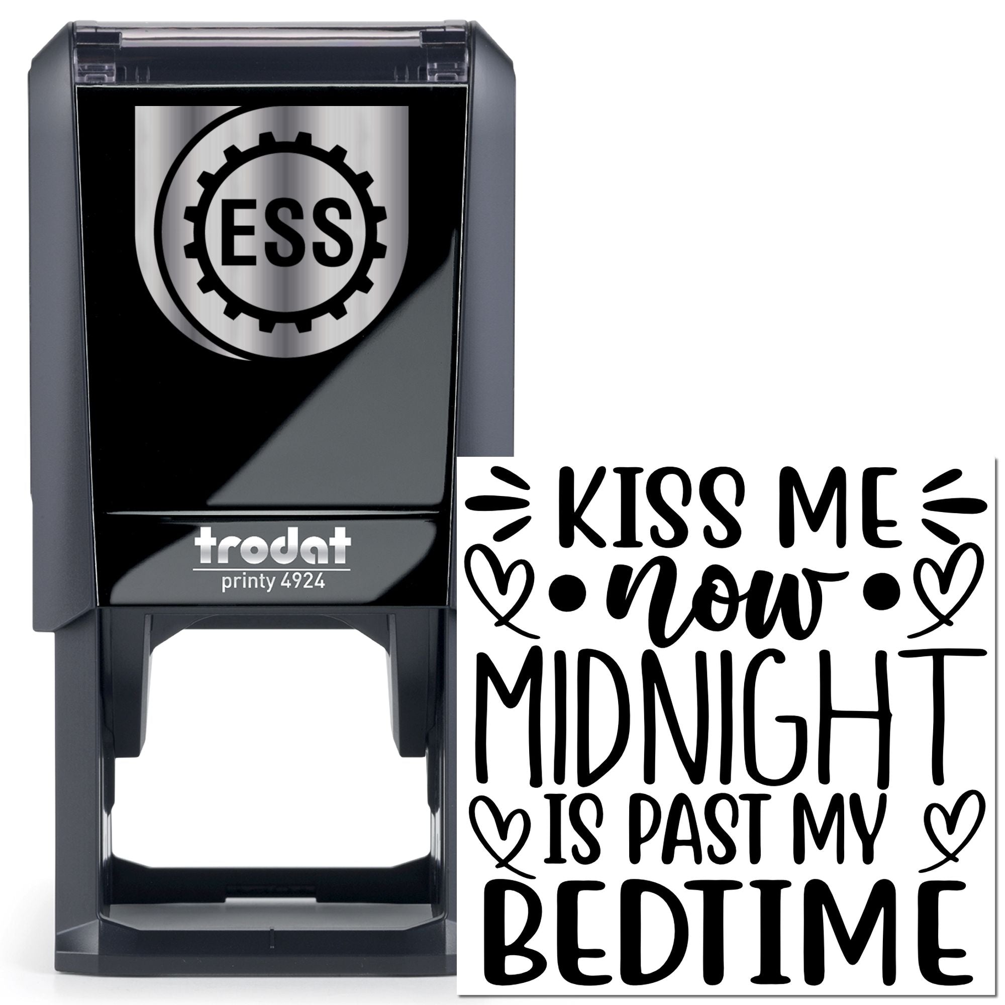 Self-Inking Midnight Kiss Craft Stamp