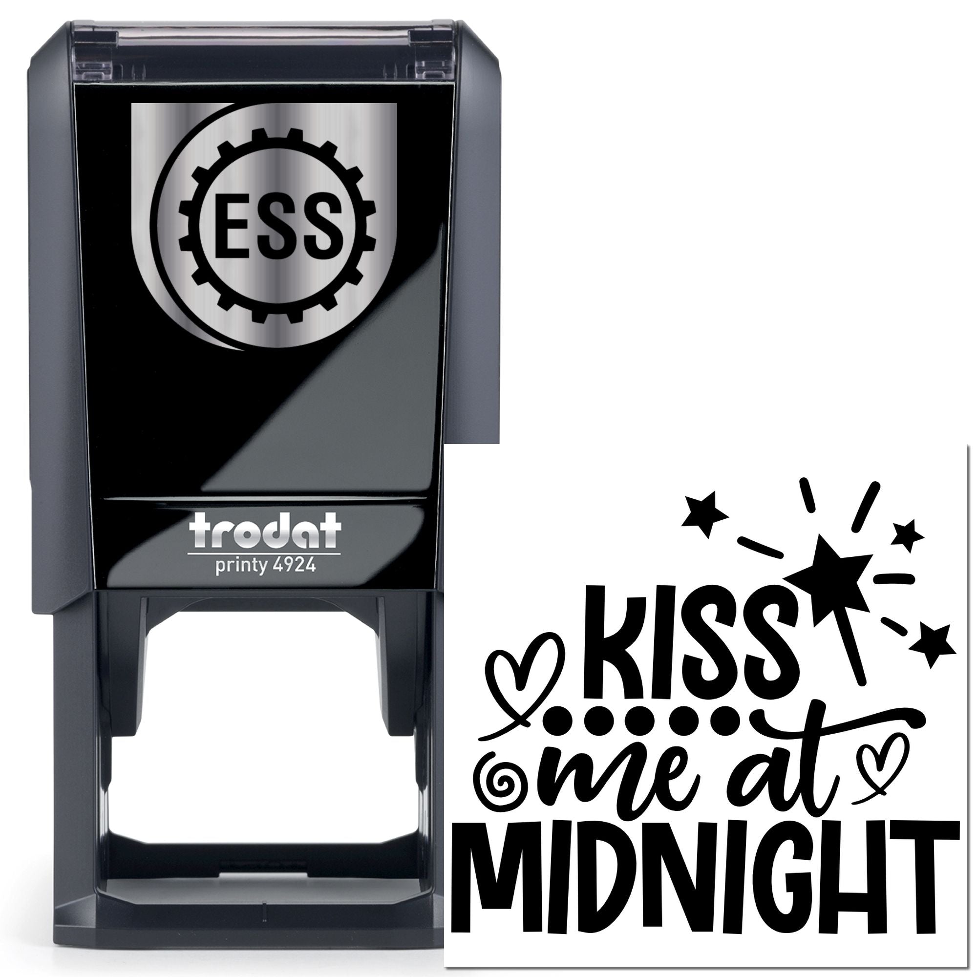 Self-Inking Midnight Kiss Scrapbook Stamp