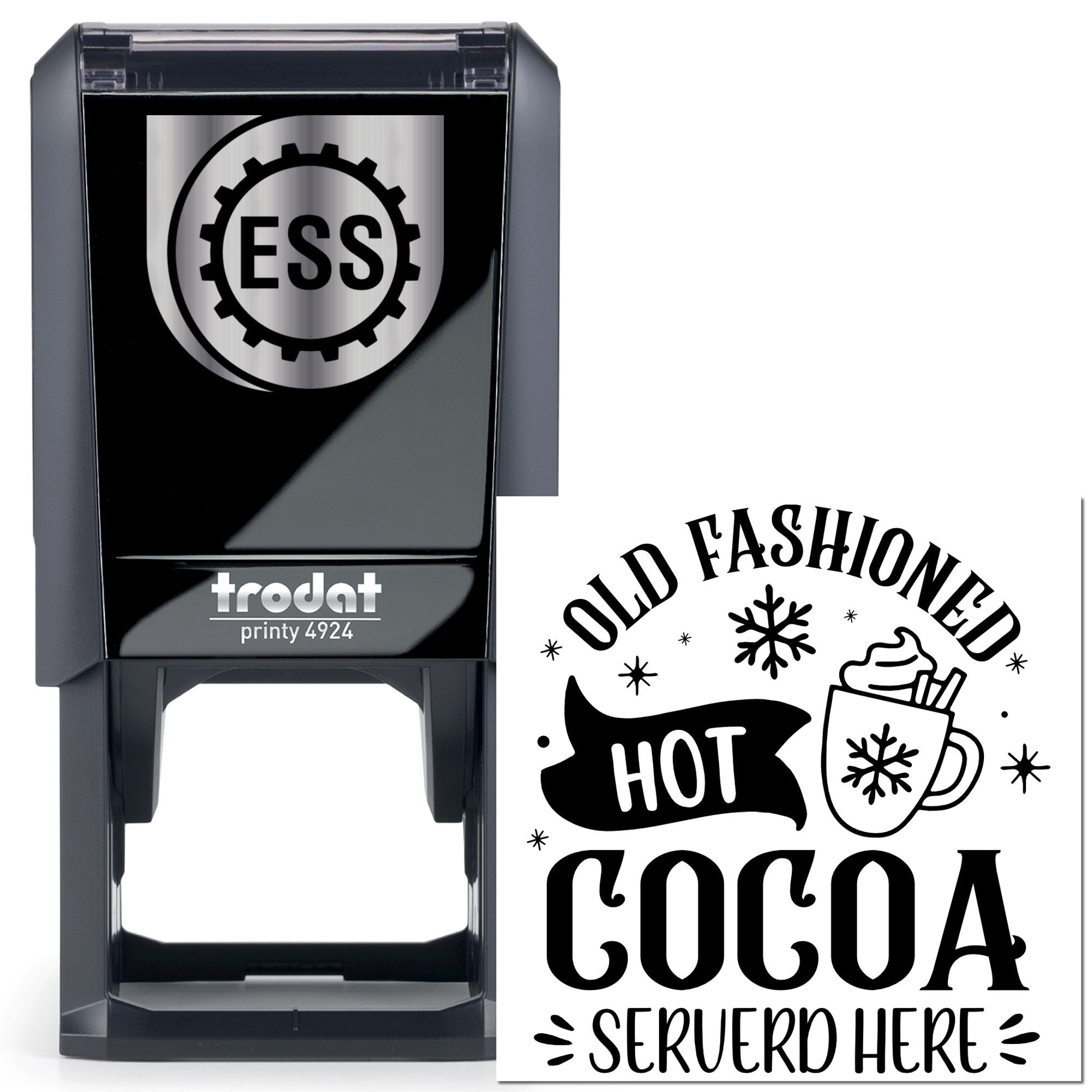 Self-Inking Hot Cocoa Card Stamp