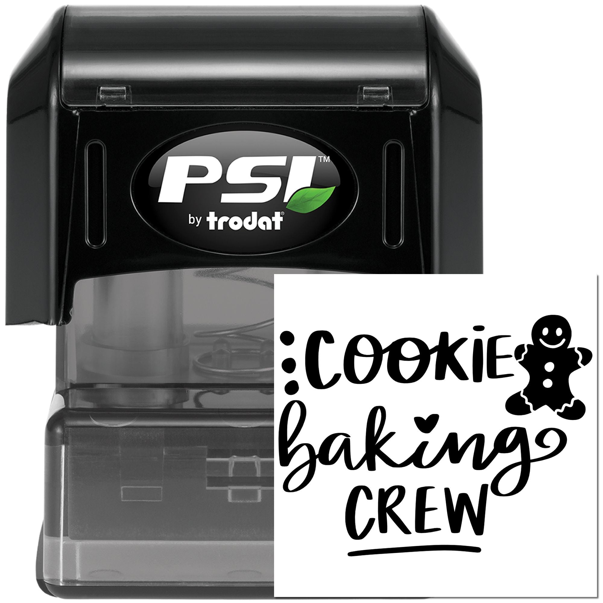 Pre-Inked Cookie Baking Crew Postcard Stamp
