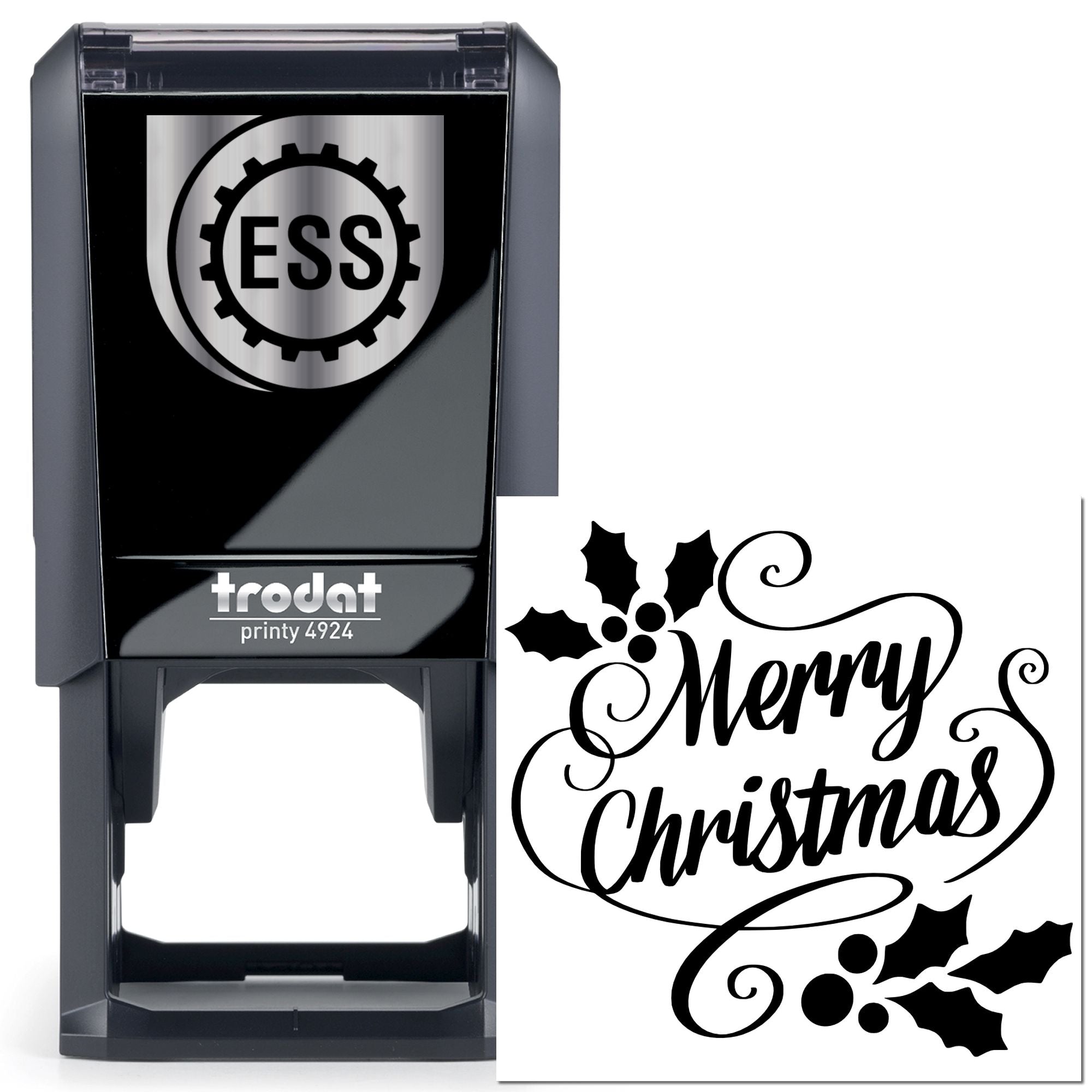 Self-Inking Christmas Greeting Party Favor Stamp
