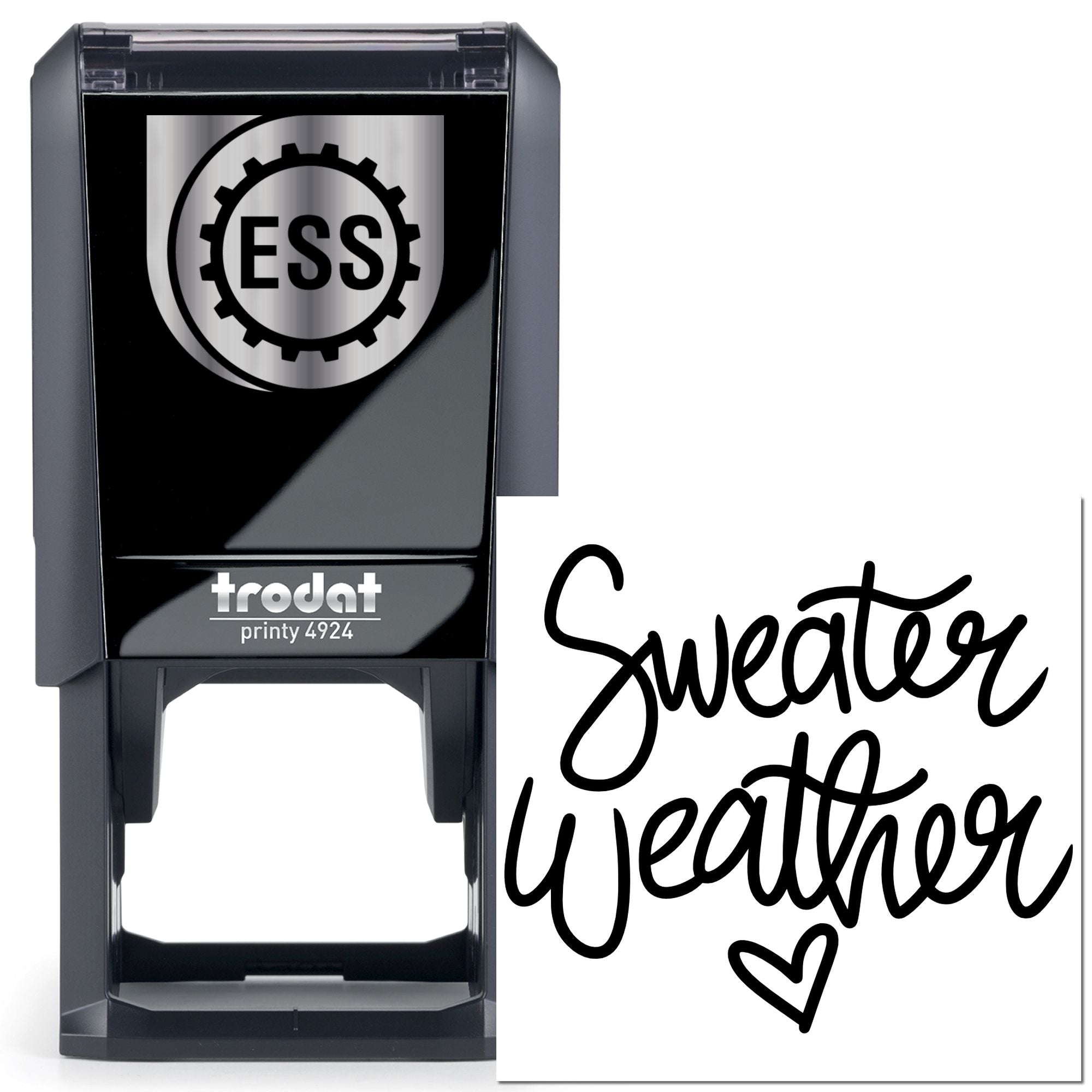 Self-Inking Sweater Weather Craft Stamp
