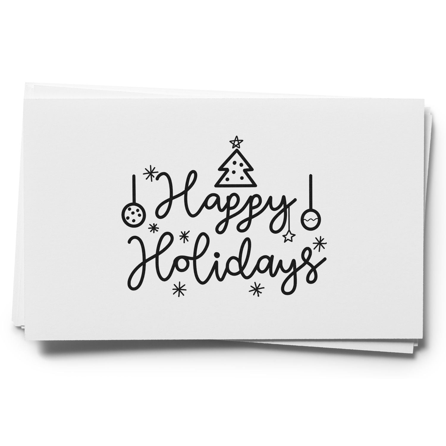 Self-Inking Holiday Cheer Scrapbooking Stamp