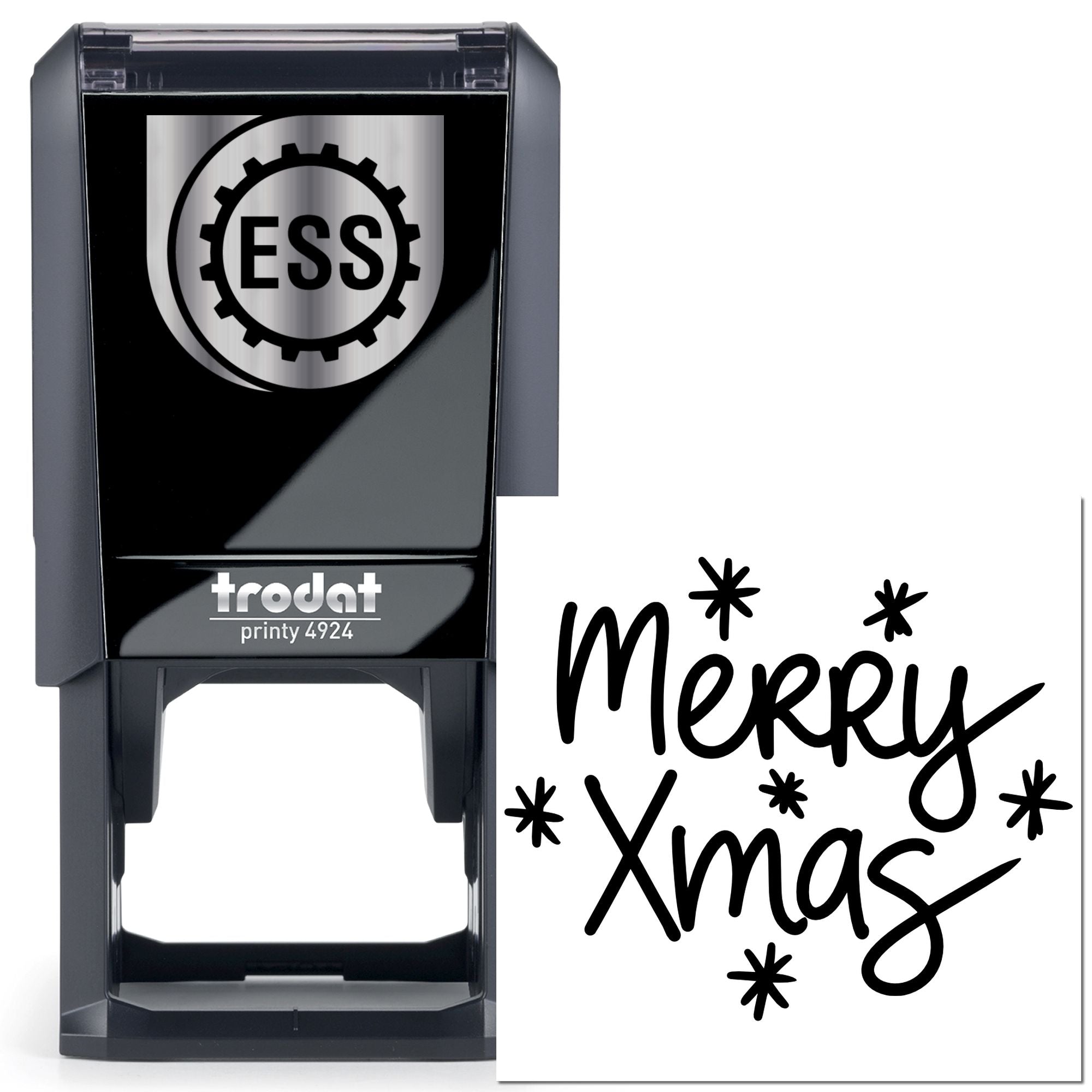 Self-Inking Merry Xmas Paper Craft Stamp