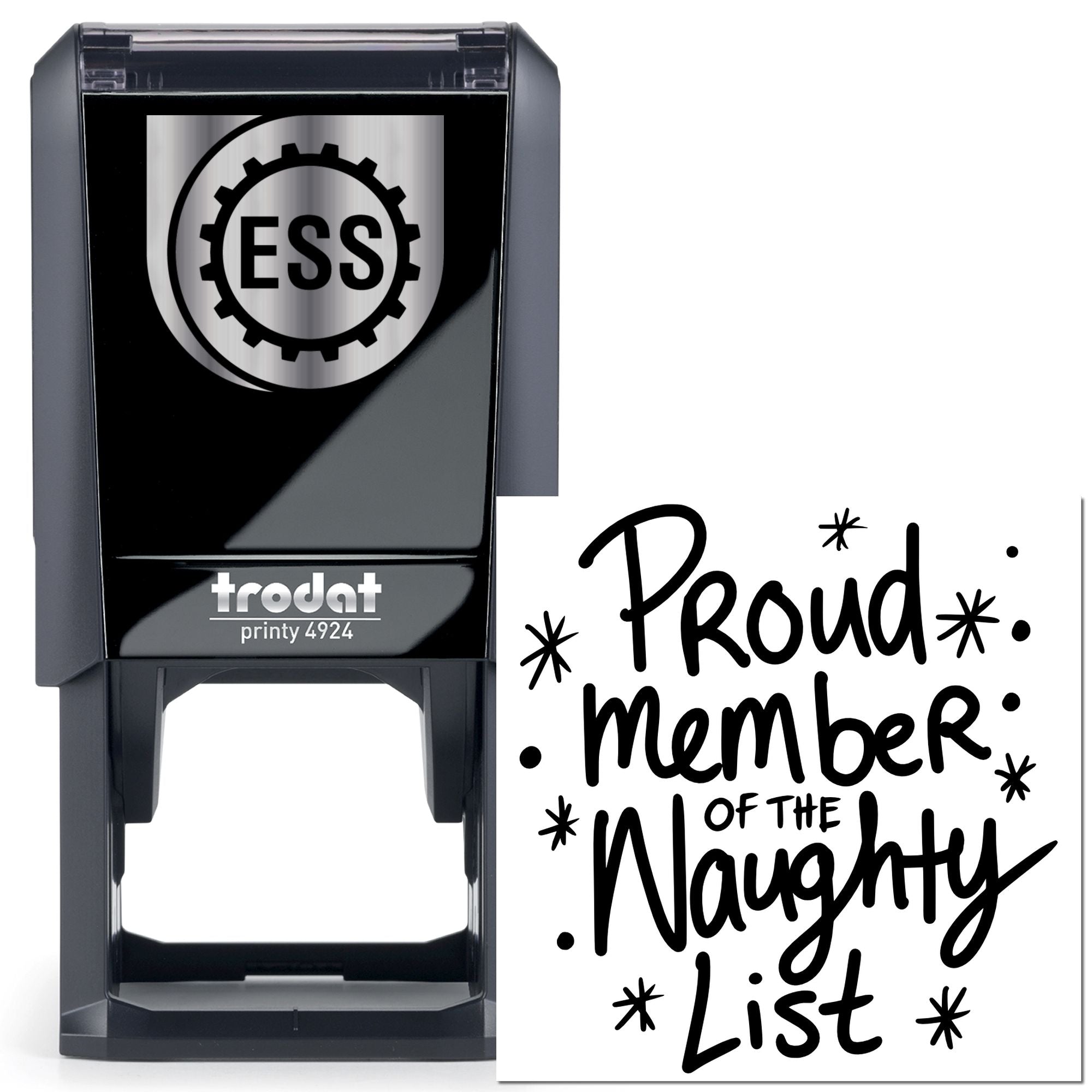 Self-Inking Naughty List Cardmaking Stamp