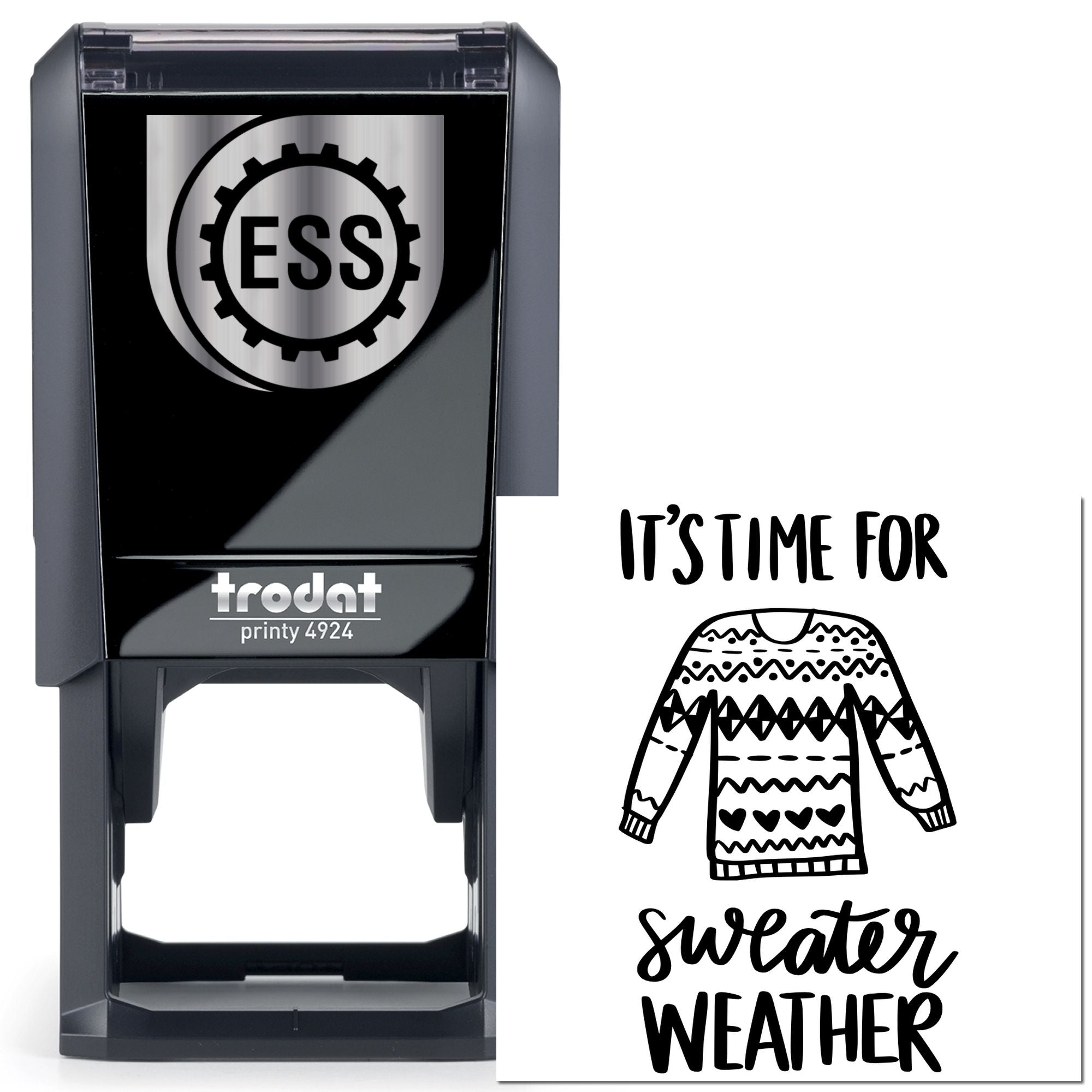Self-Inking Sweater Weather Craft Stamp
