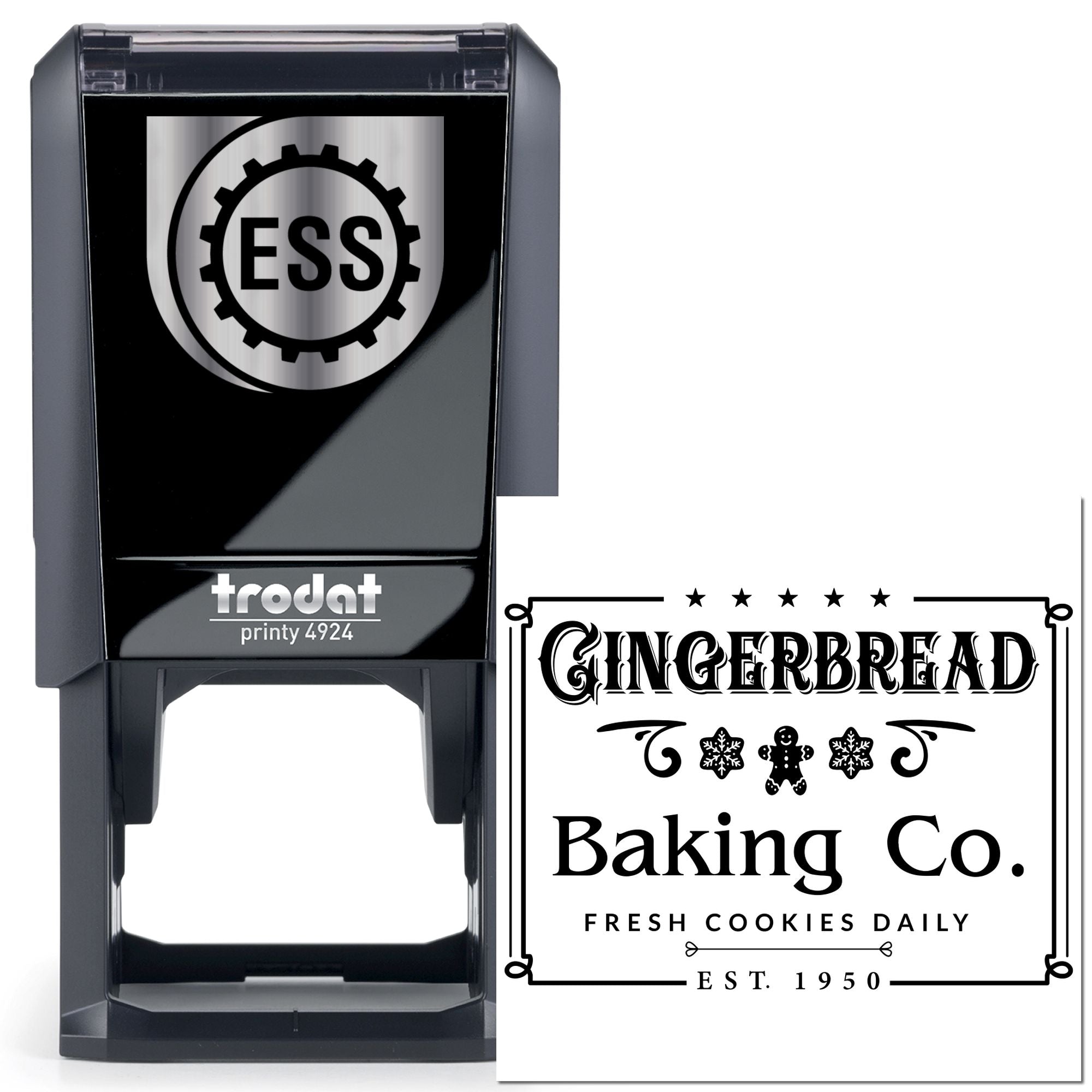 Self-Inking Gingerbread Co Paper Craft Stamp