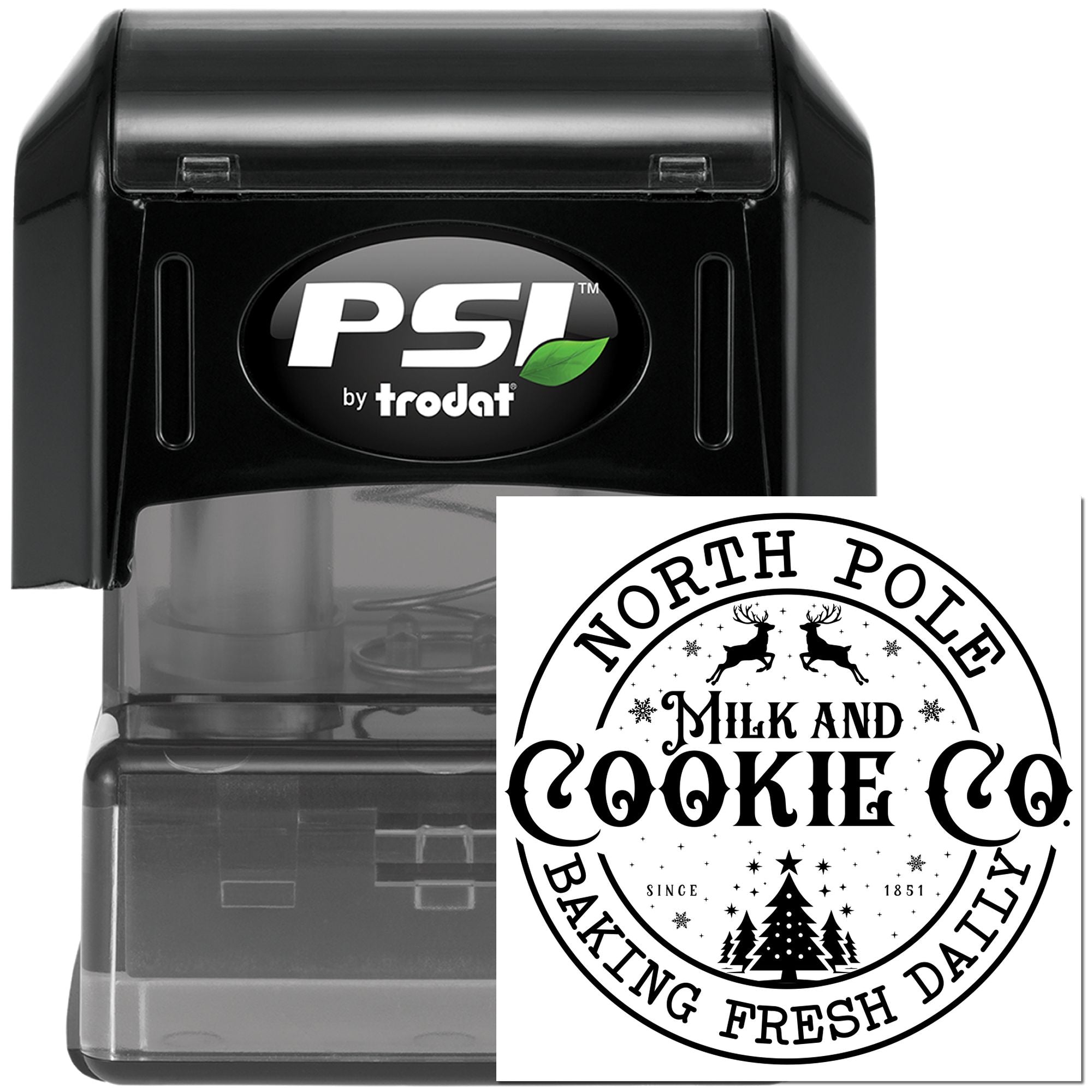 Pre-Inked North Pole Bakery Paper Craft Stamp