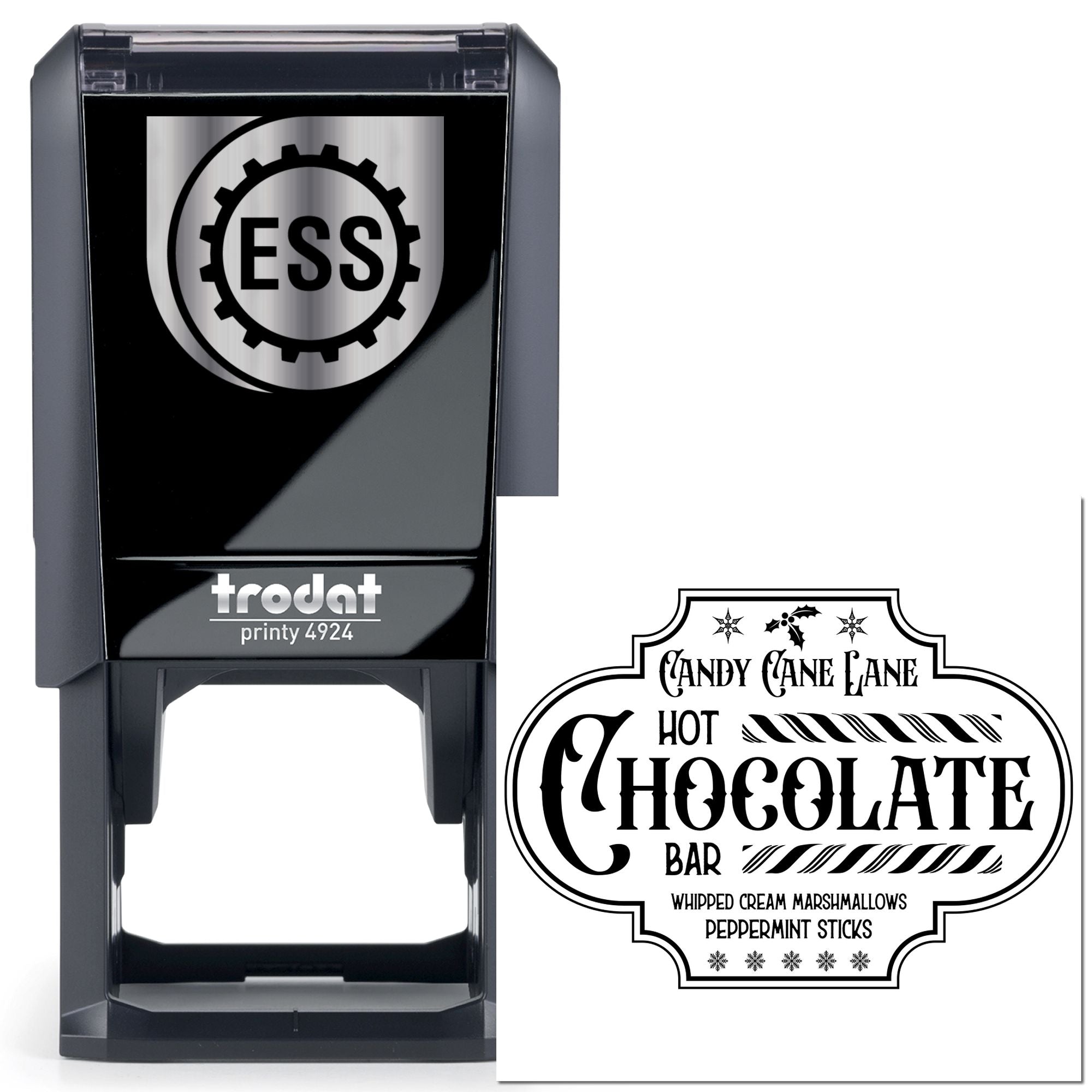 Self-Inking Hot Chocolate Crafting Stamp
