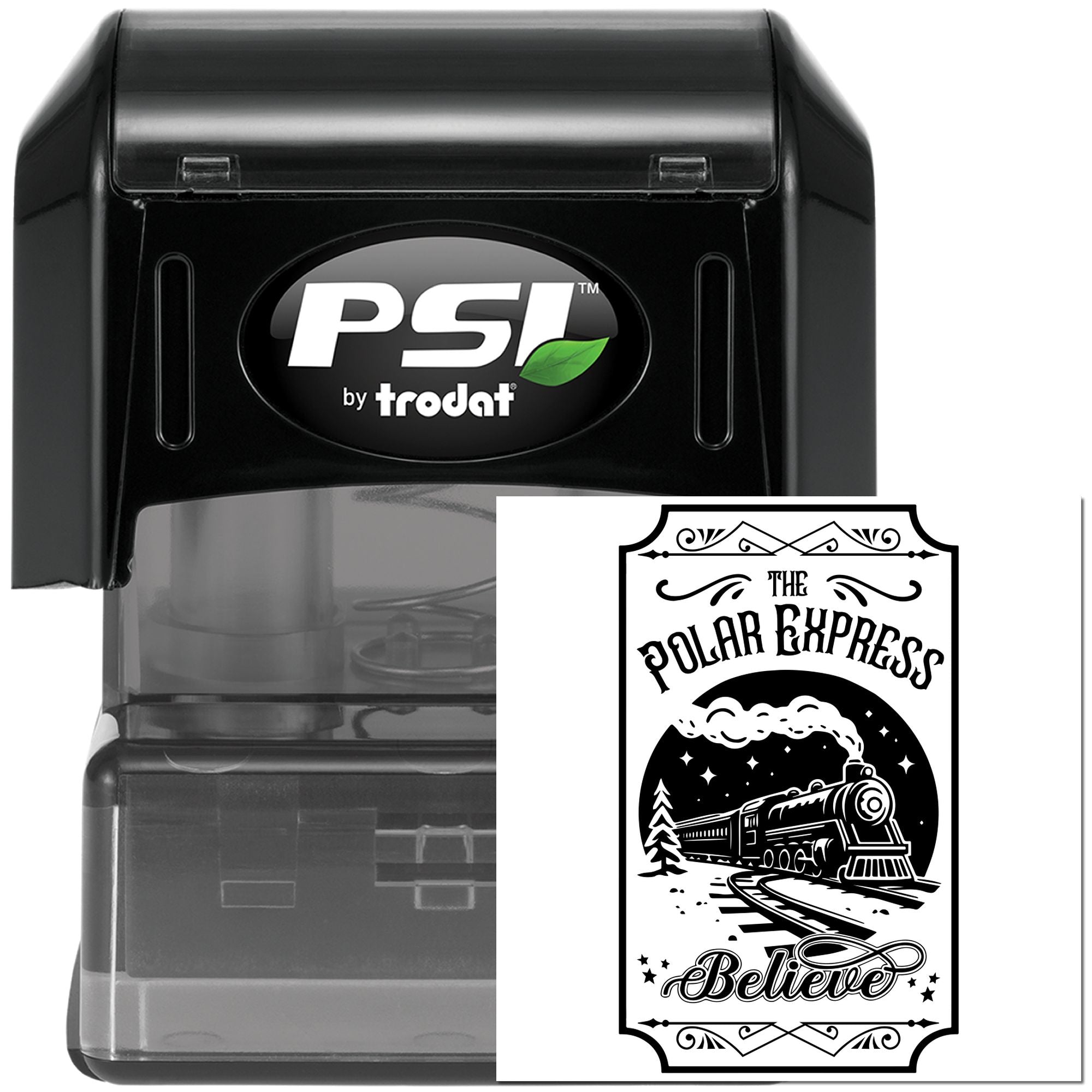 Pre-Inked The Polar Express Paper Craft Stamp